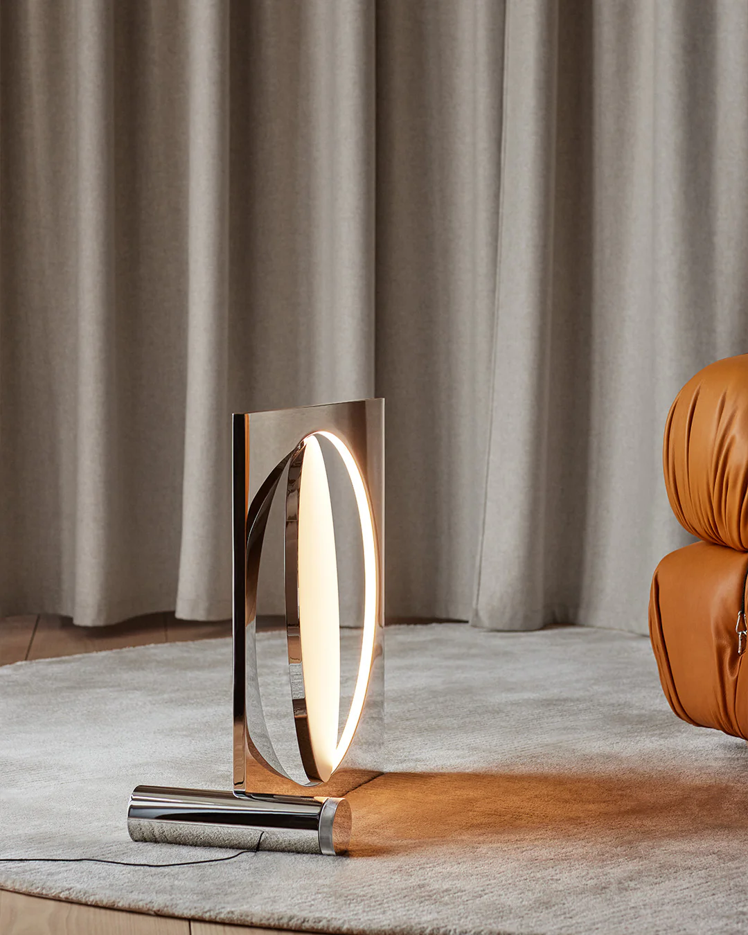 Lampa podłogowa MOONSETTER chromowany - Image 12