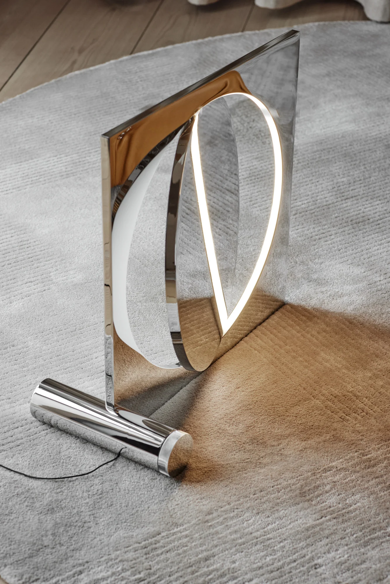 Lampa podłogowa MOONSETTER chromowany - Image 41