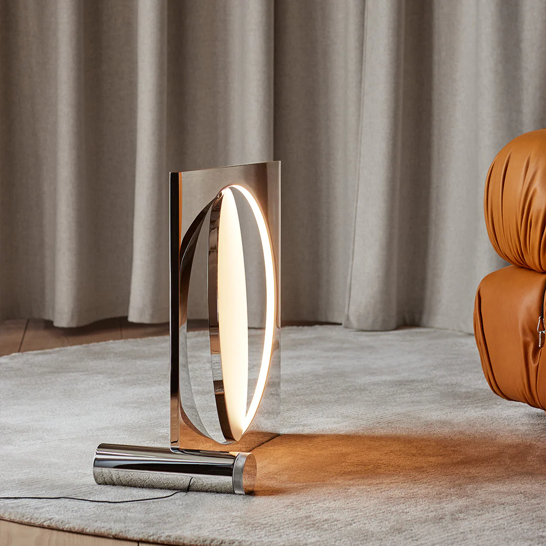 Lampa podłogowa MOONSETTER chromowany - Image 6