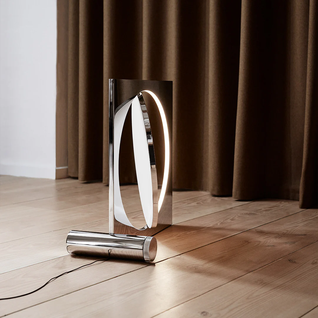 Lampa podłogowa MOONSETTER chromowany - Image 7