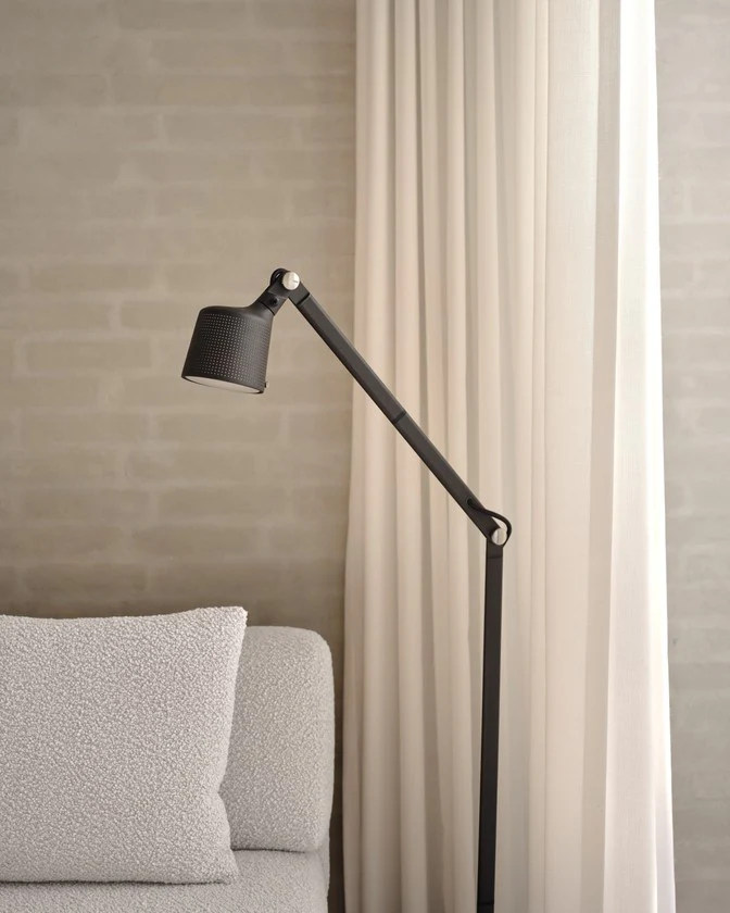 Lampa podłogowa 525 czarny metal - Image 12