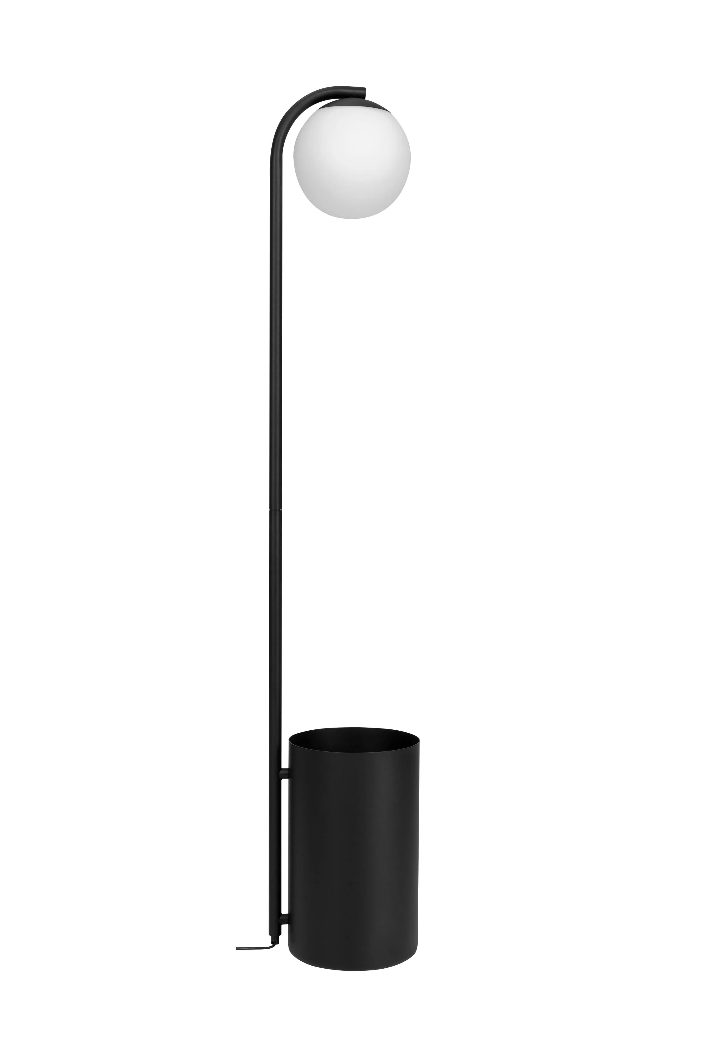 Lampa podłogowa ze stolikiem BOTANICA DECO XL czarny - Image 5