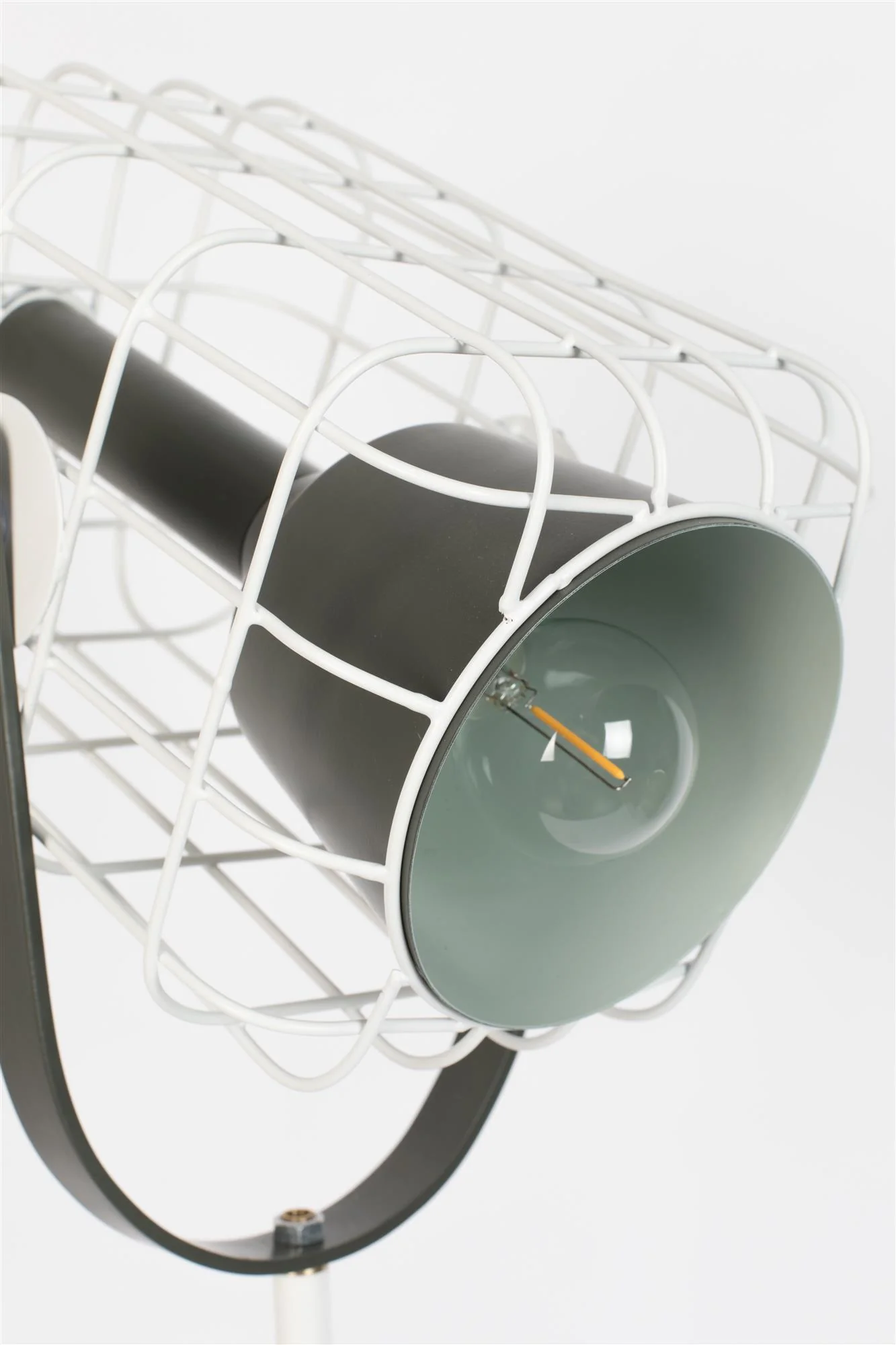 Lampa podłogowa CAGE biały - Image 2
