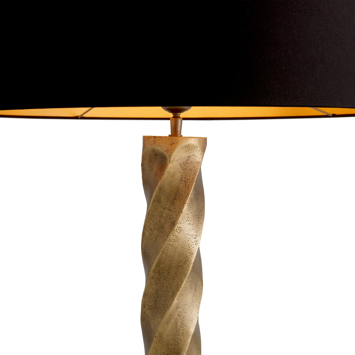 Lampa podłogowa COSTANZA antyczny mosiężny z granitową podstawą - Image 4