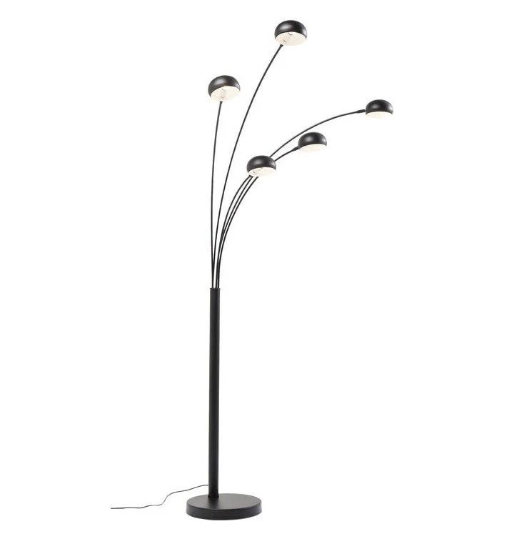 Lampa podłogowa FIVE FINGERS czarny mat