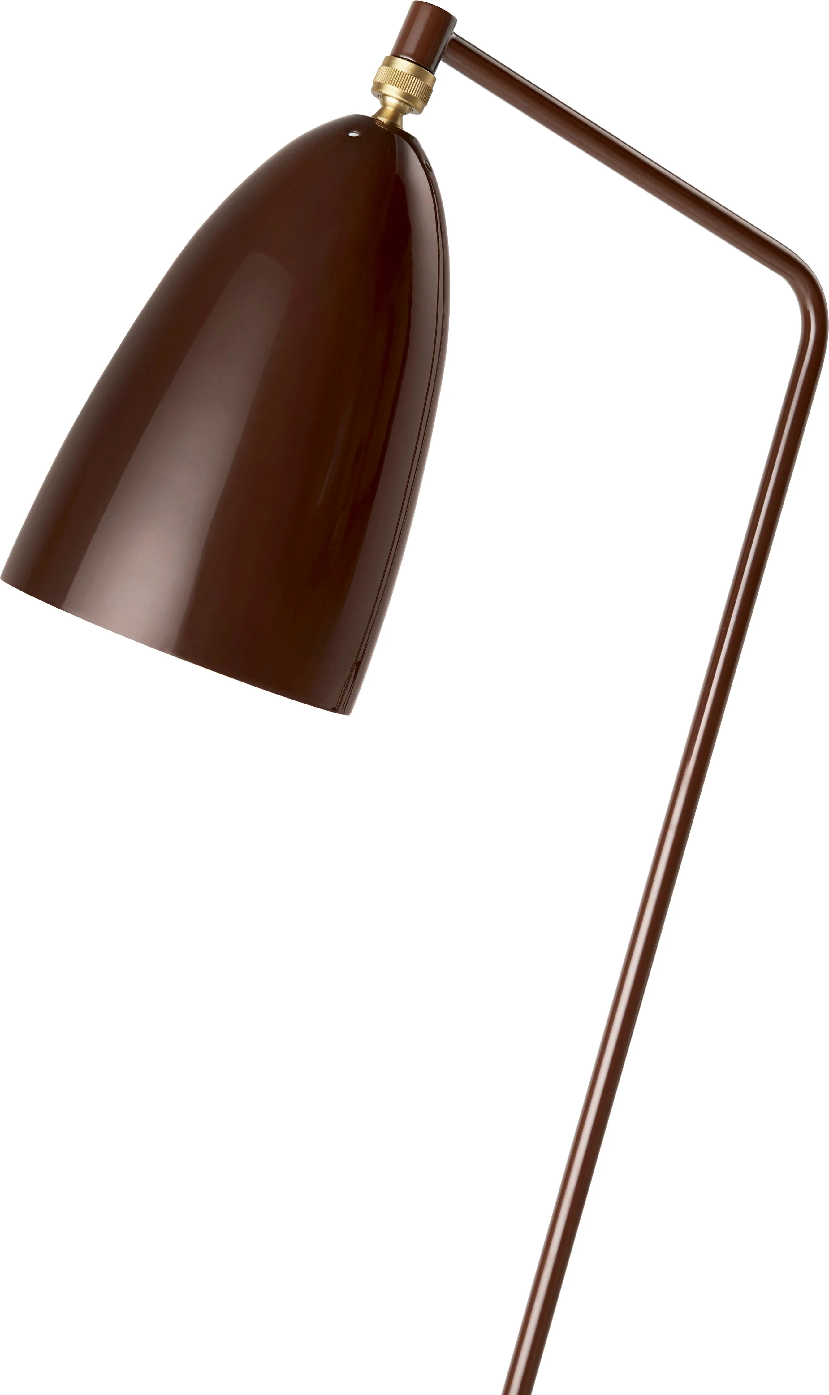 Lampa podłogowa do czytania GRÄSHOPPA brązowy trójnóg - Image 3