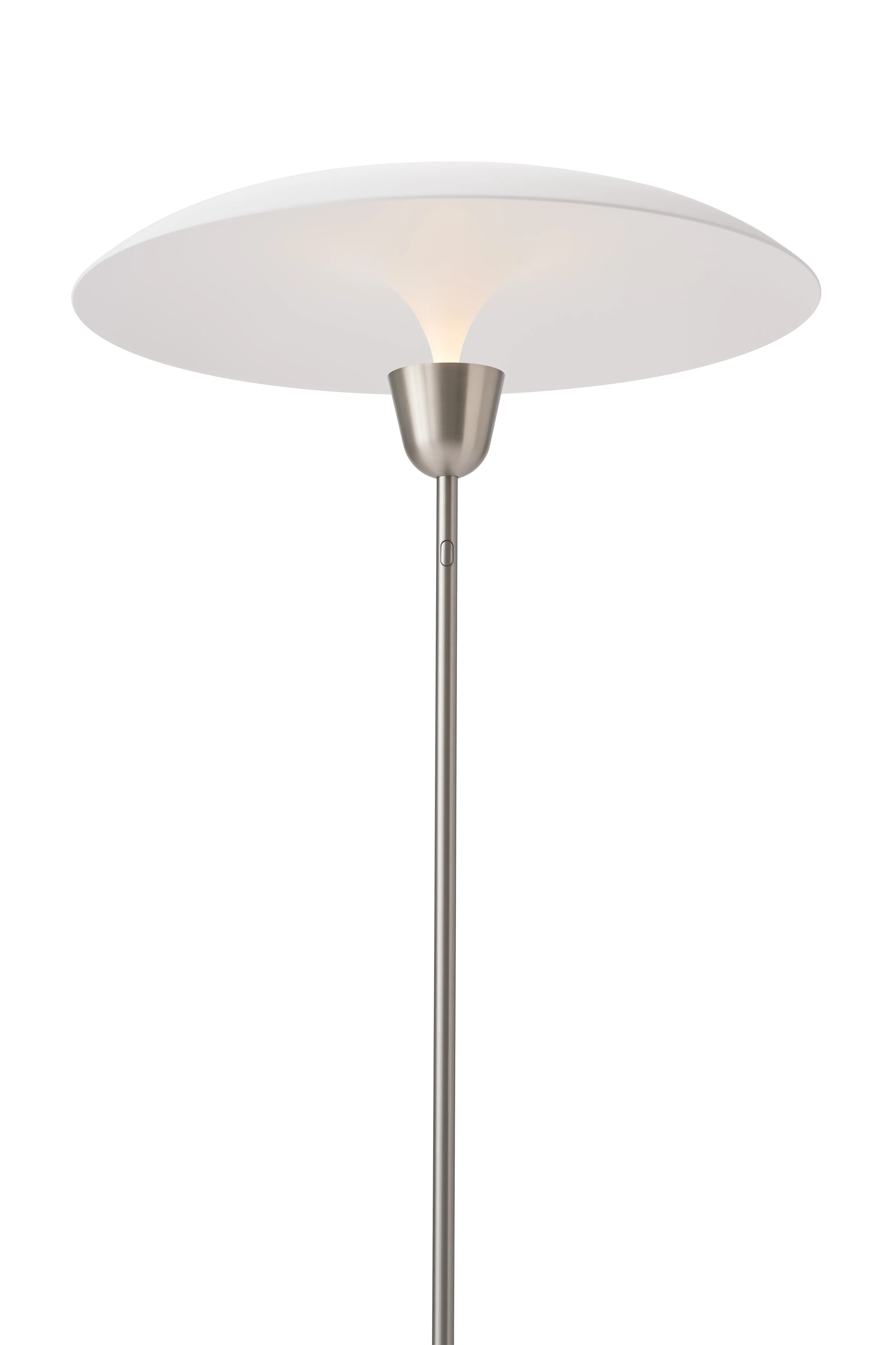Lampa podłogowa KANTARELL biały z niklowanym wykończeniem - Image 3
