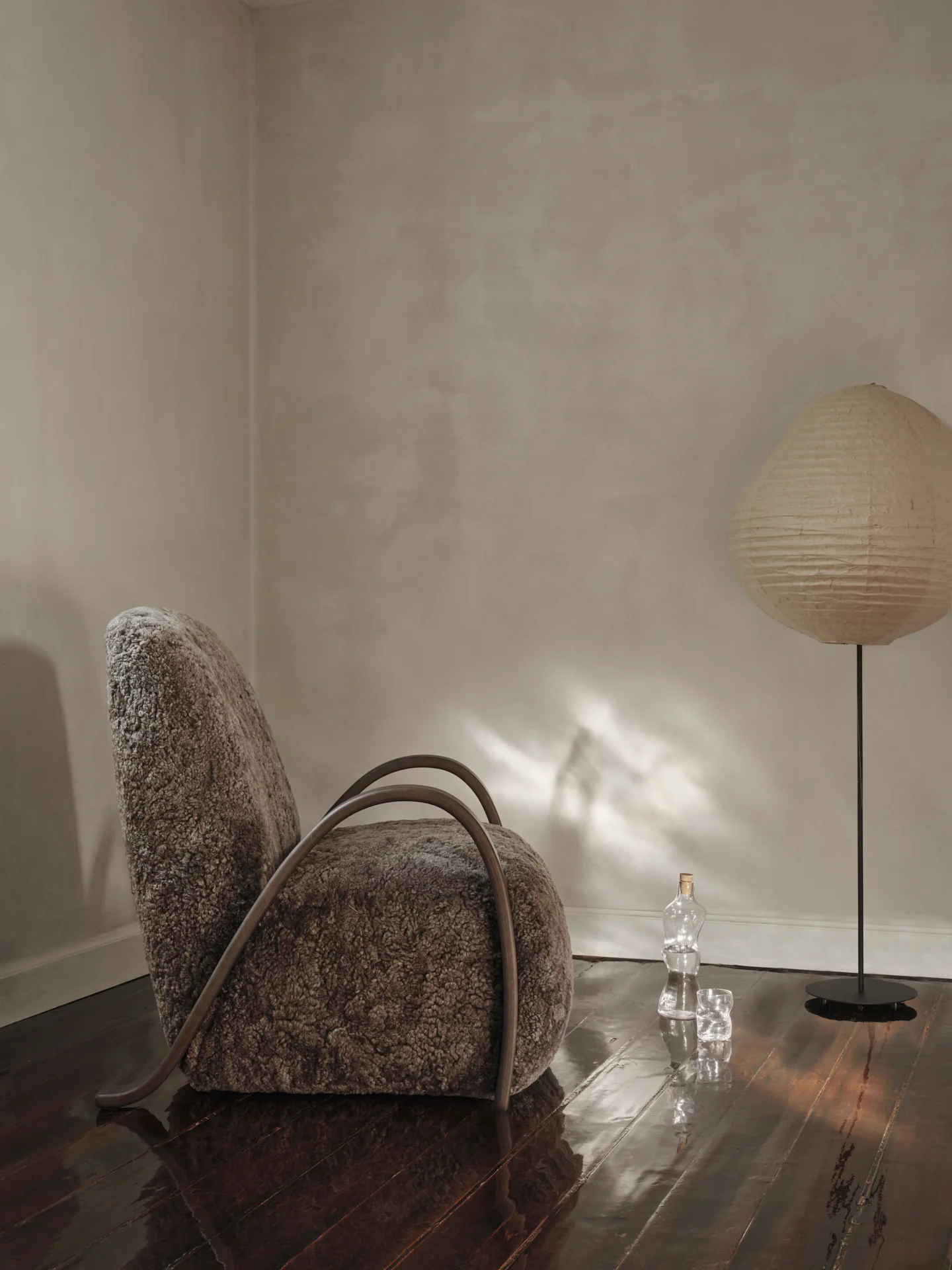 Lampa podłogowa KURBIS TALL papier Washi - Image 3