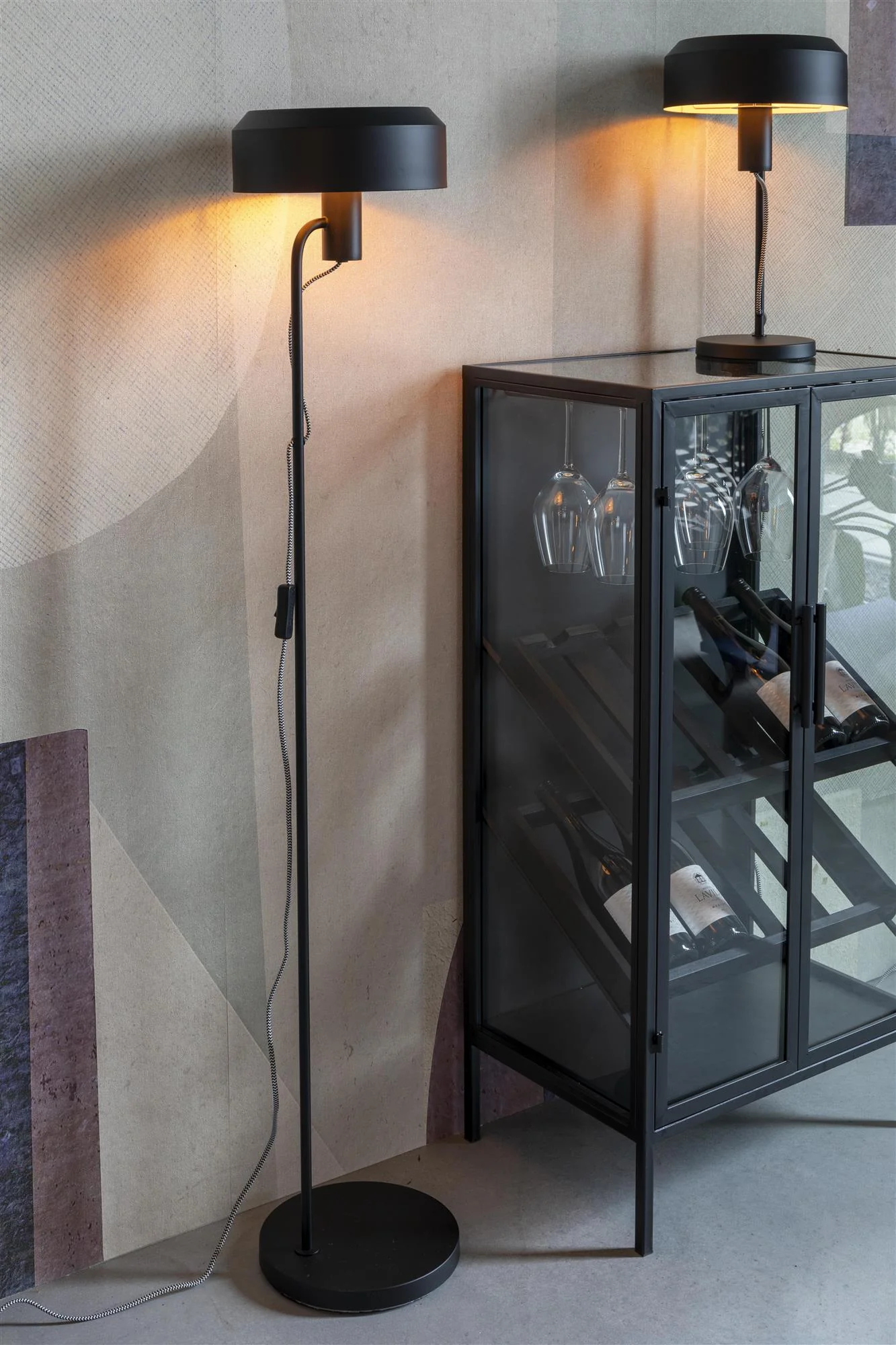 Lampa podłogowa LANDON czarny - Image 2