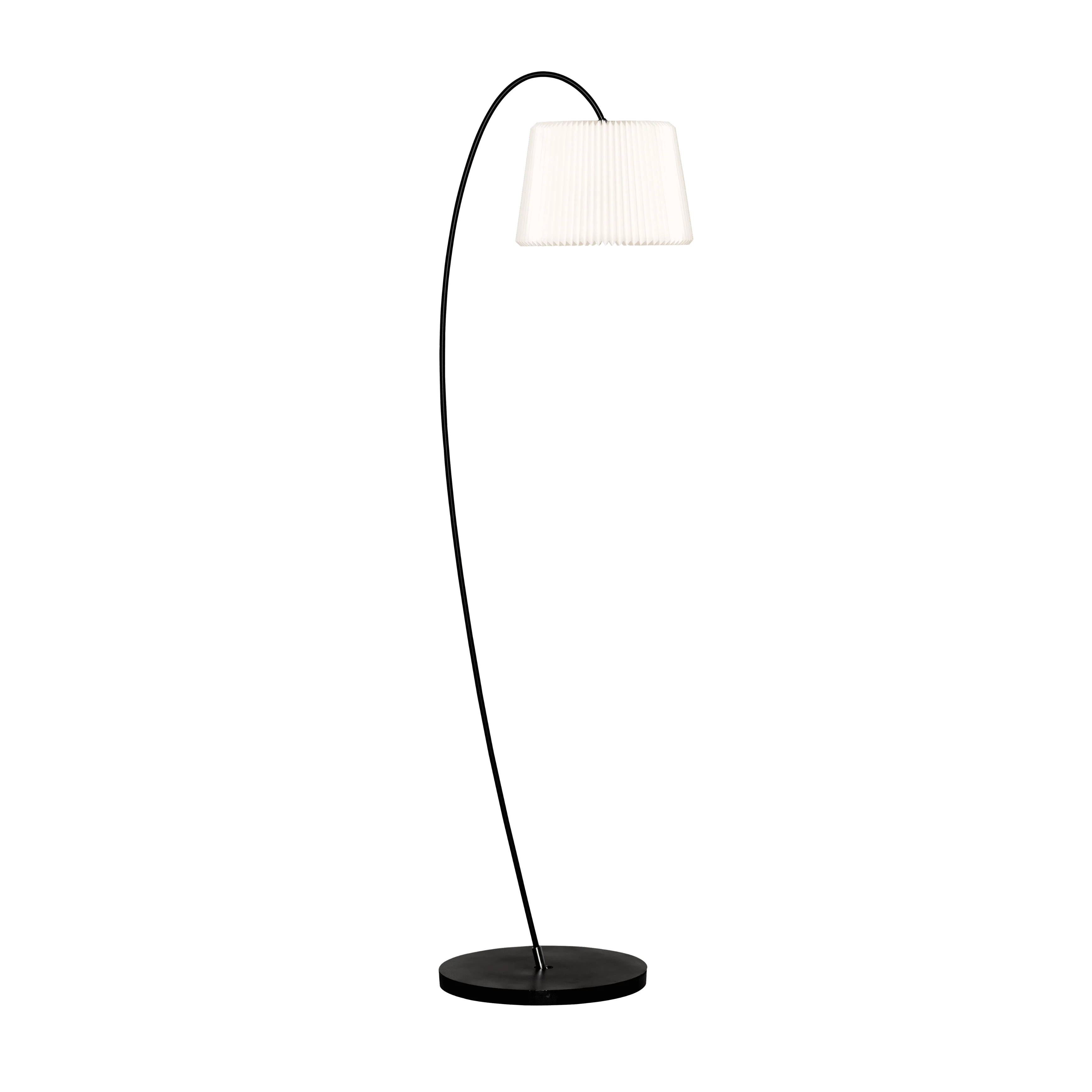 Lampa podłogowa MODEL 320 SNOWDROP biały z czarną podstawą