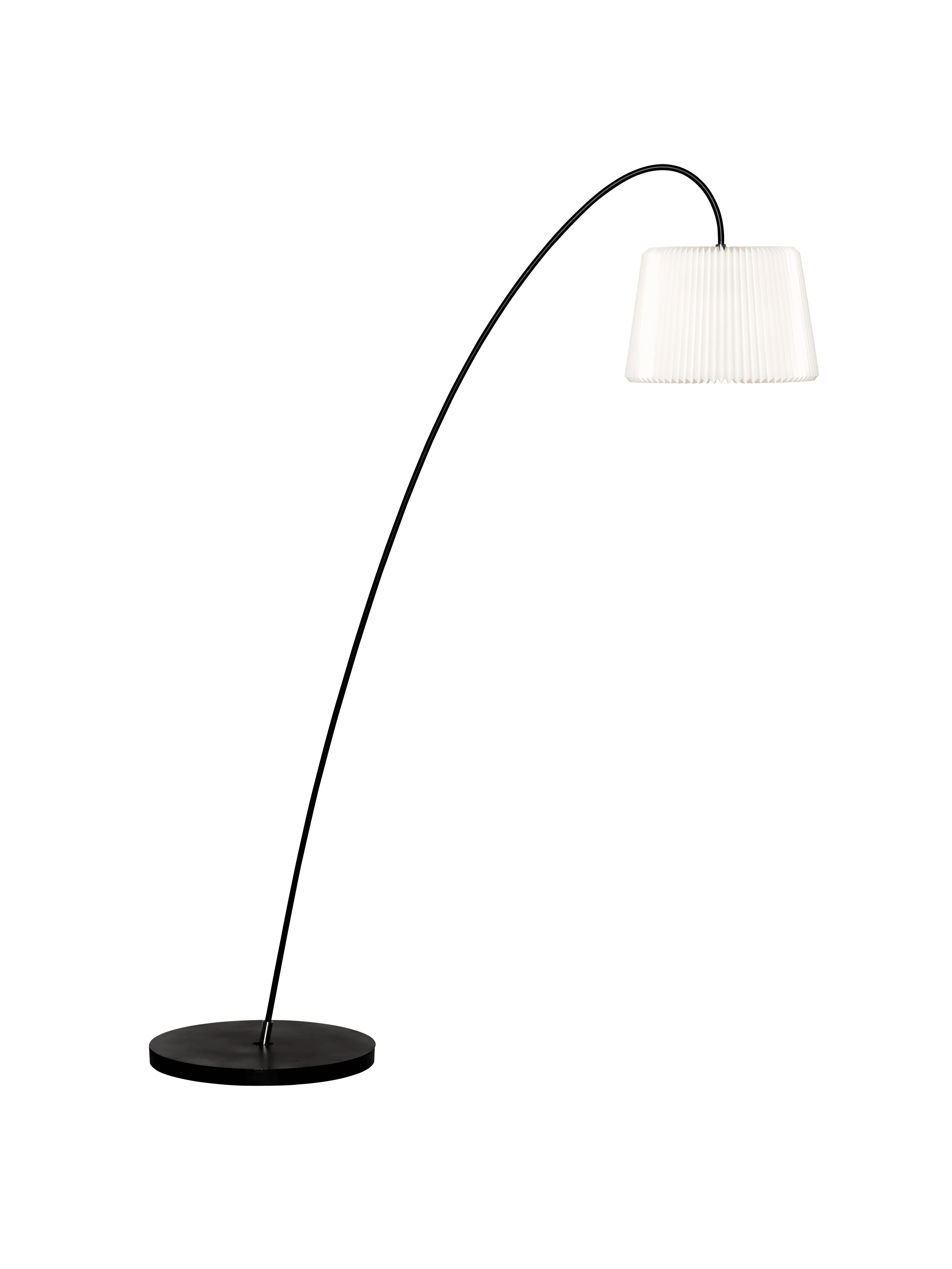 Lampa podłogowa MODEL 320 SNOWDROP biały z czarną podstawą - Image 3