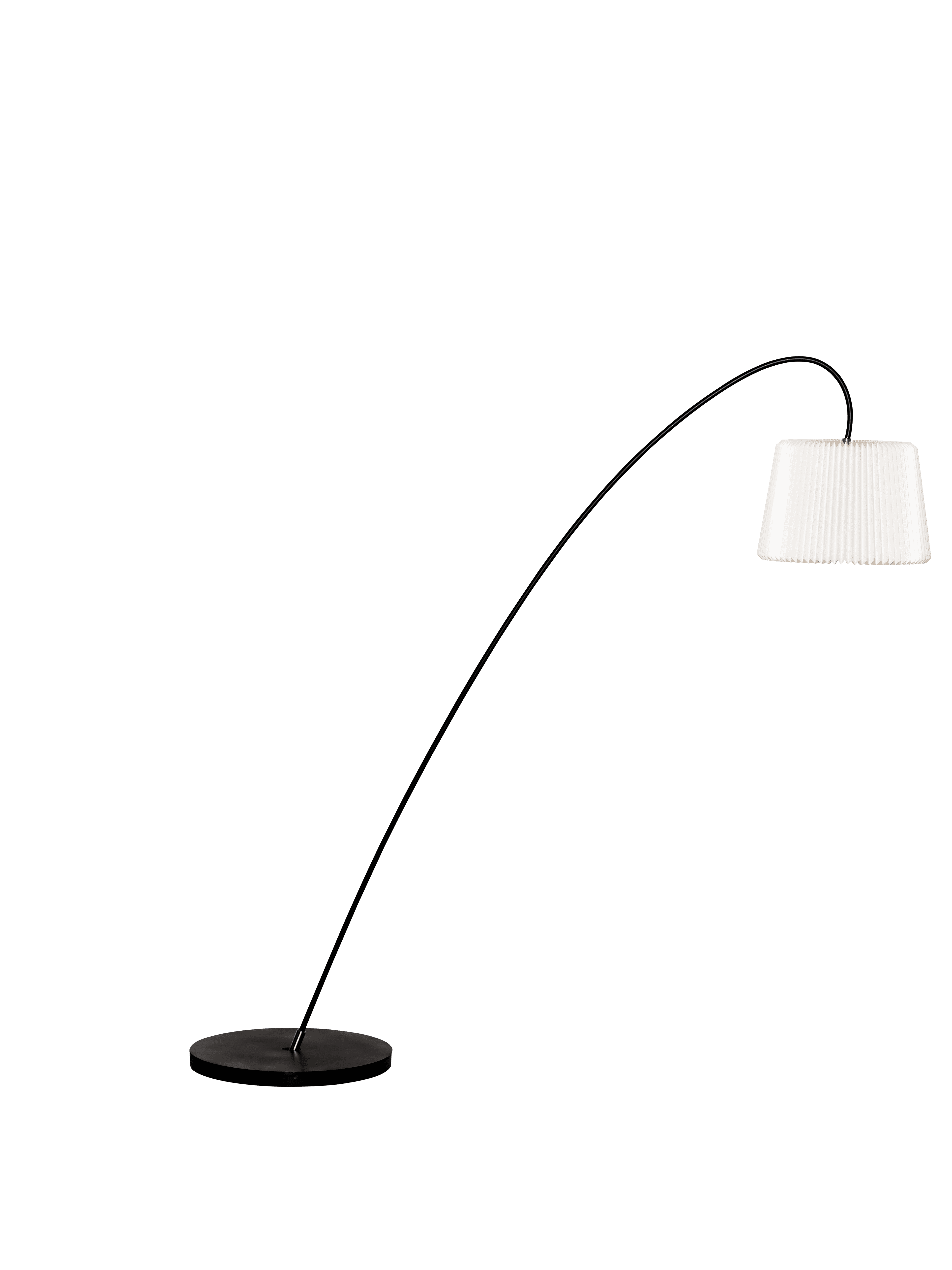 Lampa podłogowa MODEL 320 SNOWDROP biały z czarną podstawą - Image 5