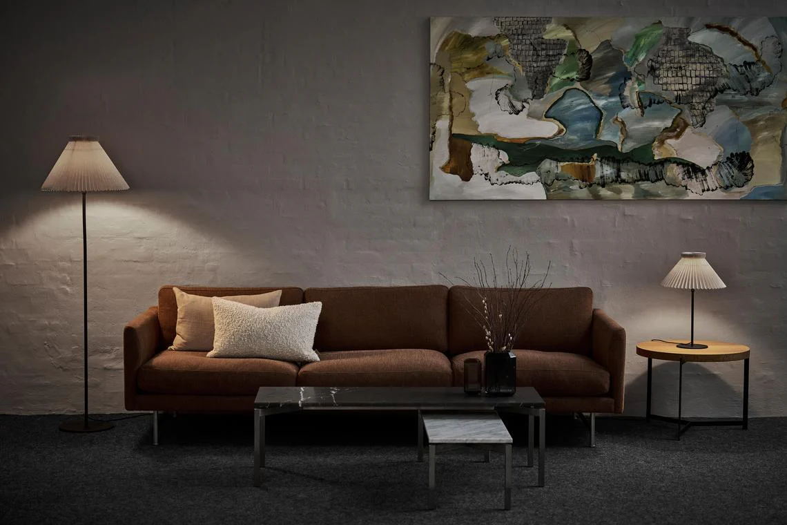Lampa podłogowa MODEL 334 biały z czarną podstawą - Image 8