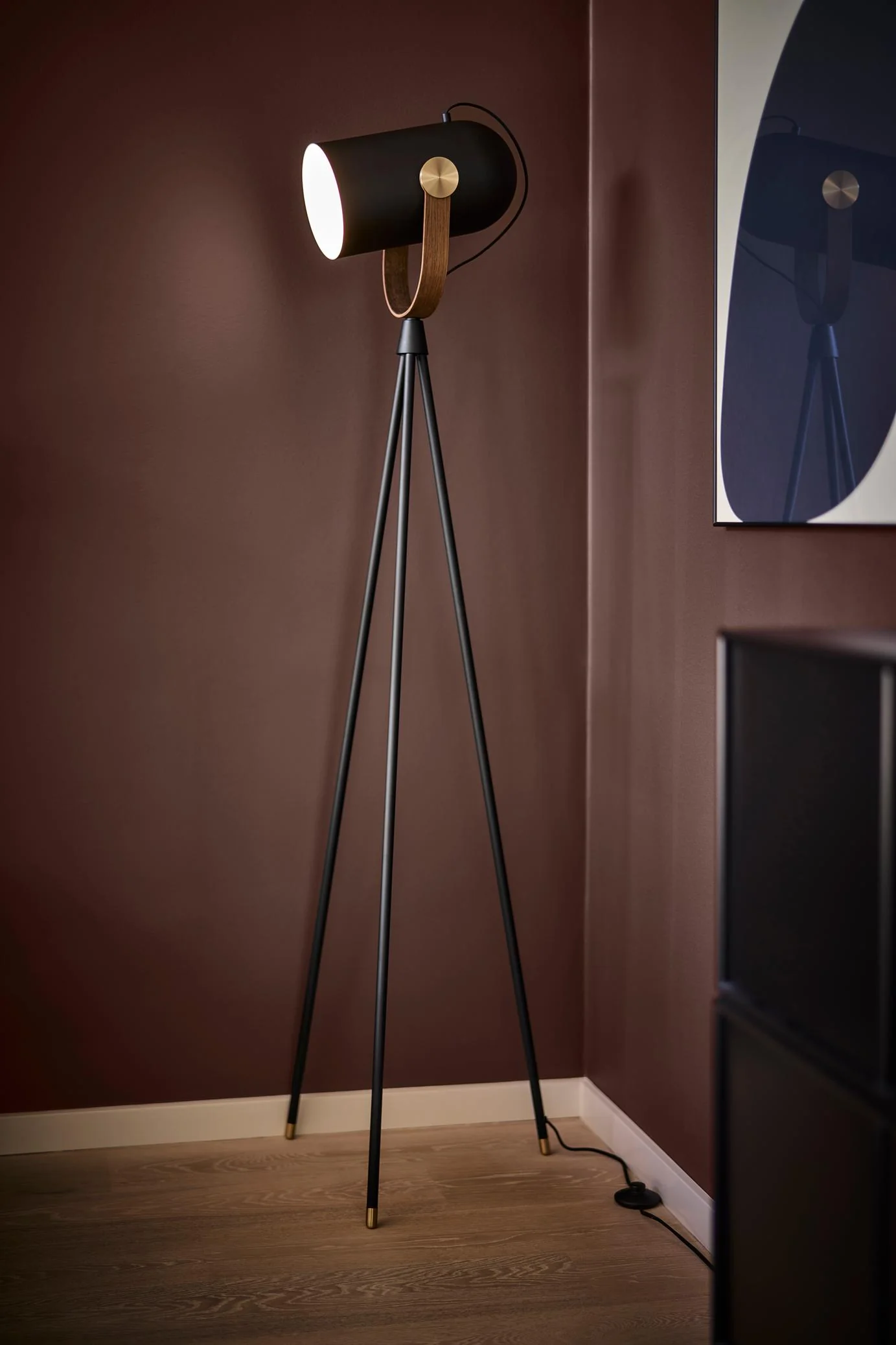 Lampa podłogowa MODEL 362 CARRONADE II czarny ze złotym - Image 7