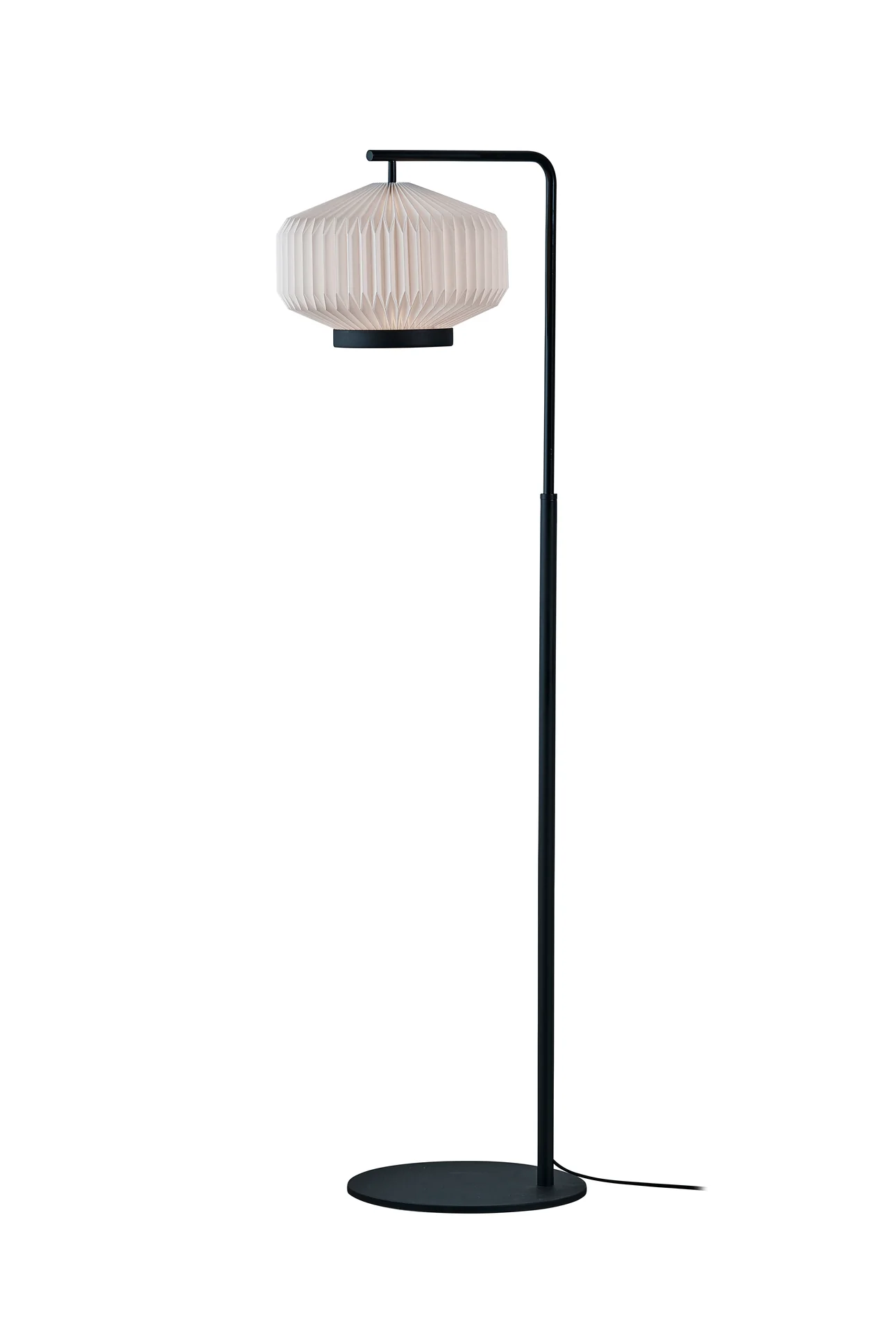 Lampa podłogowa MODEL 386 SHIBUI biały z czarną podstawą - Image 3