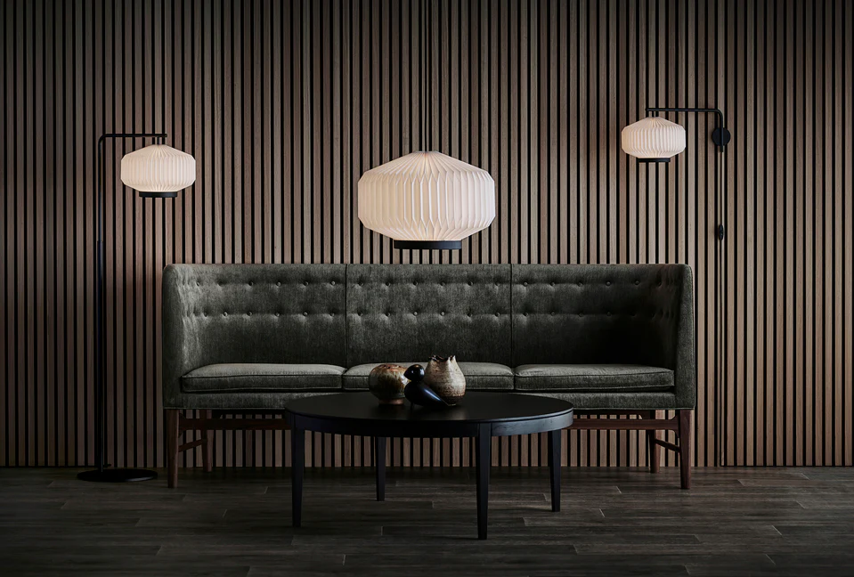 Lampa podłogowa MODEL 386 SHIBUI biały z czarną podstawą - Image 7