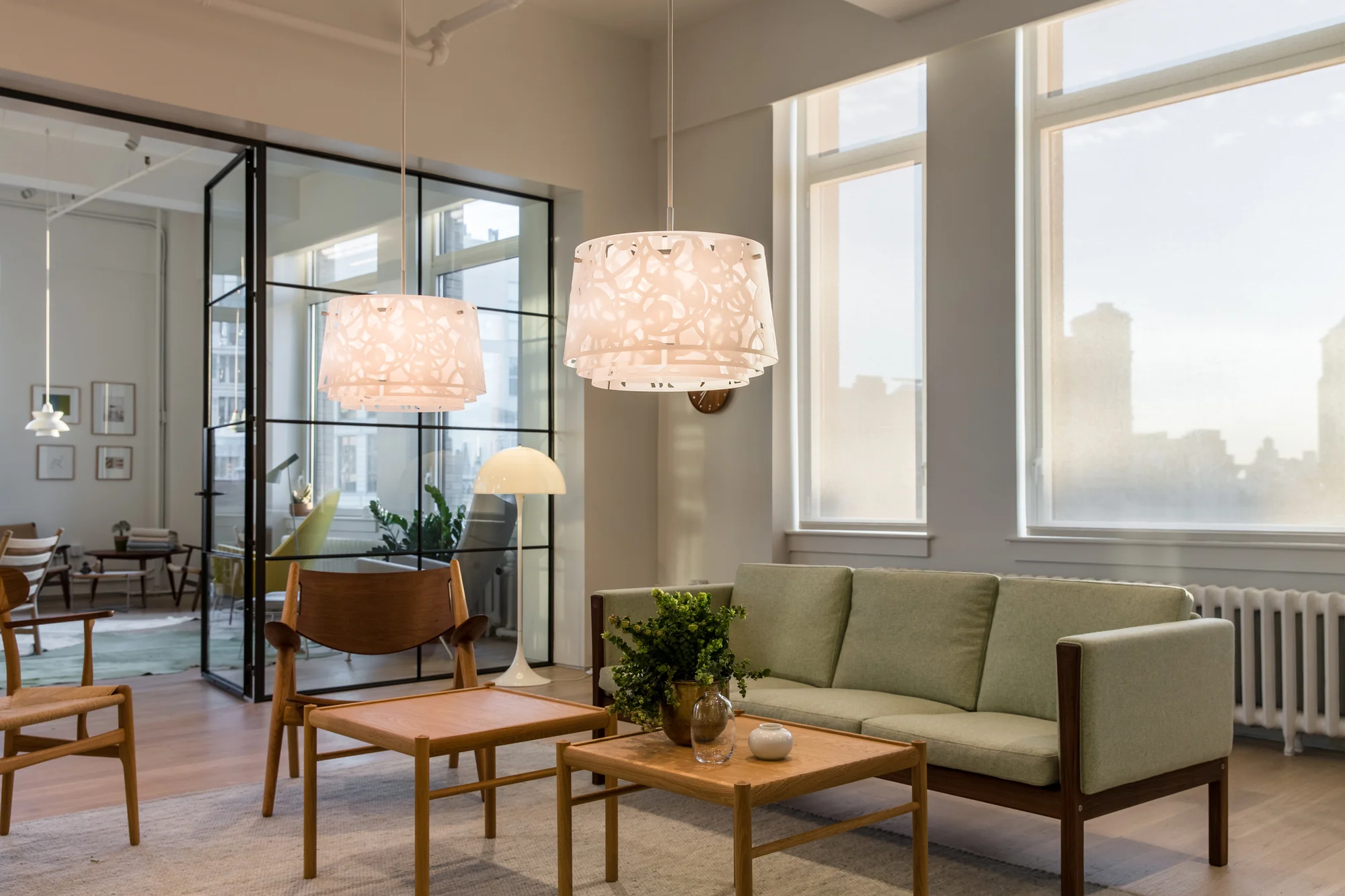 Lampa podłogowa PANTHELLA biały - Image 13