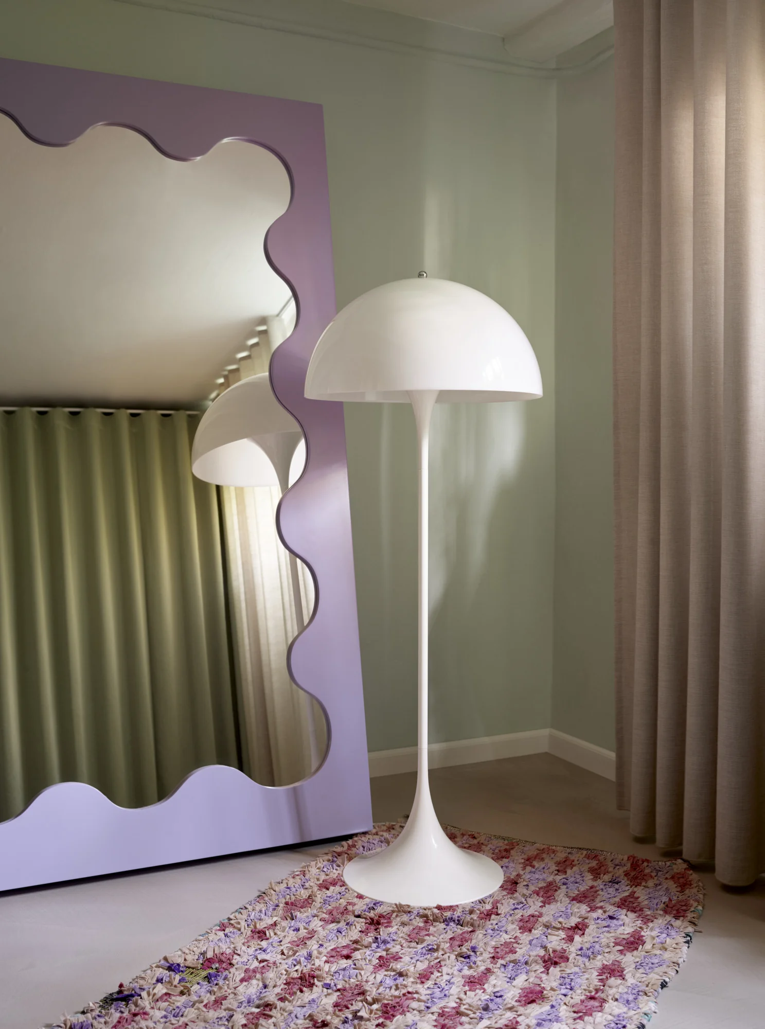 Lampa podłogowa PANTHELLA biały - Image 21