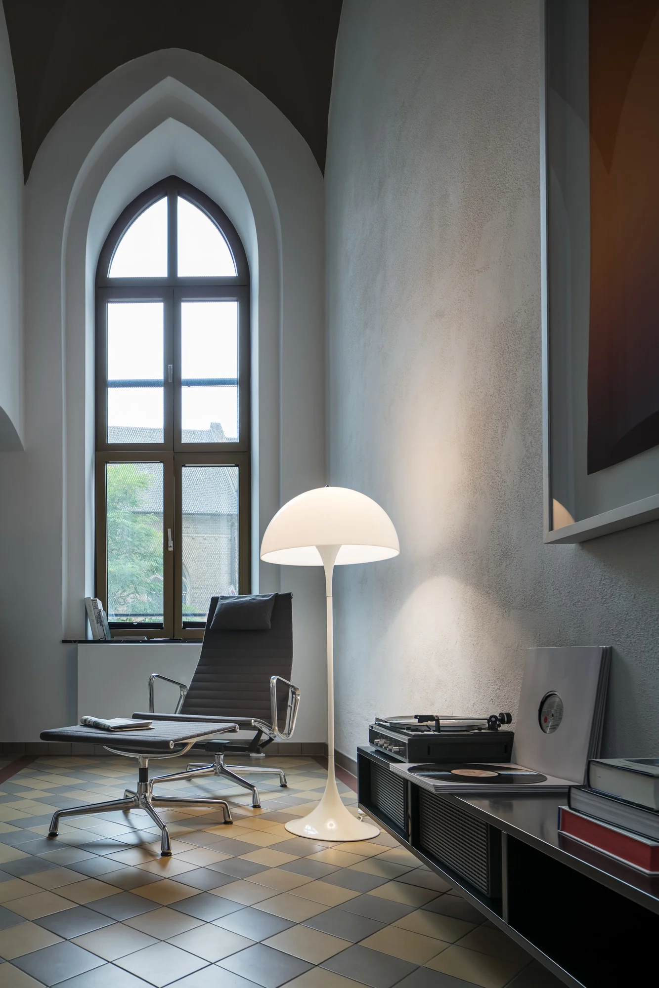 Lampa podłogowa PANTHELLA biały - Image 7