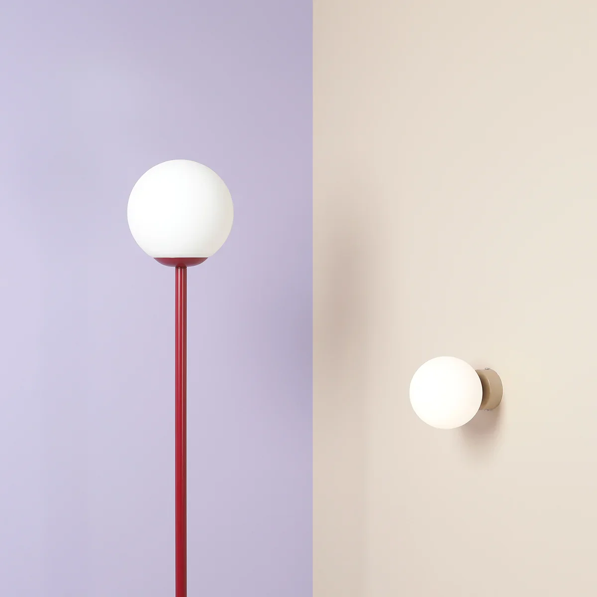 Lampa podłogowa PINNE czerwony - Image 5