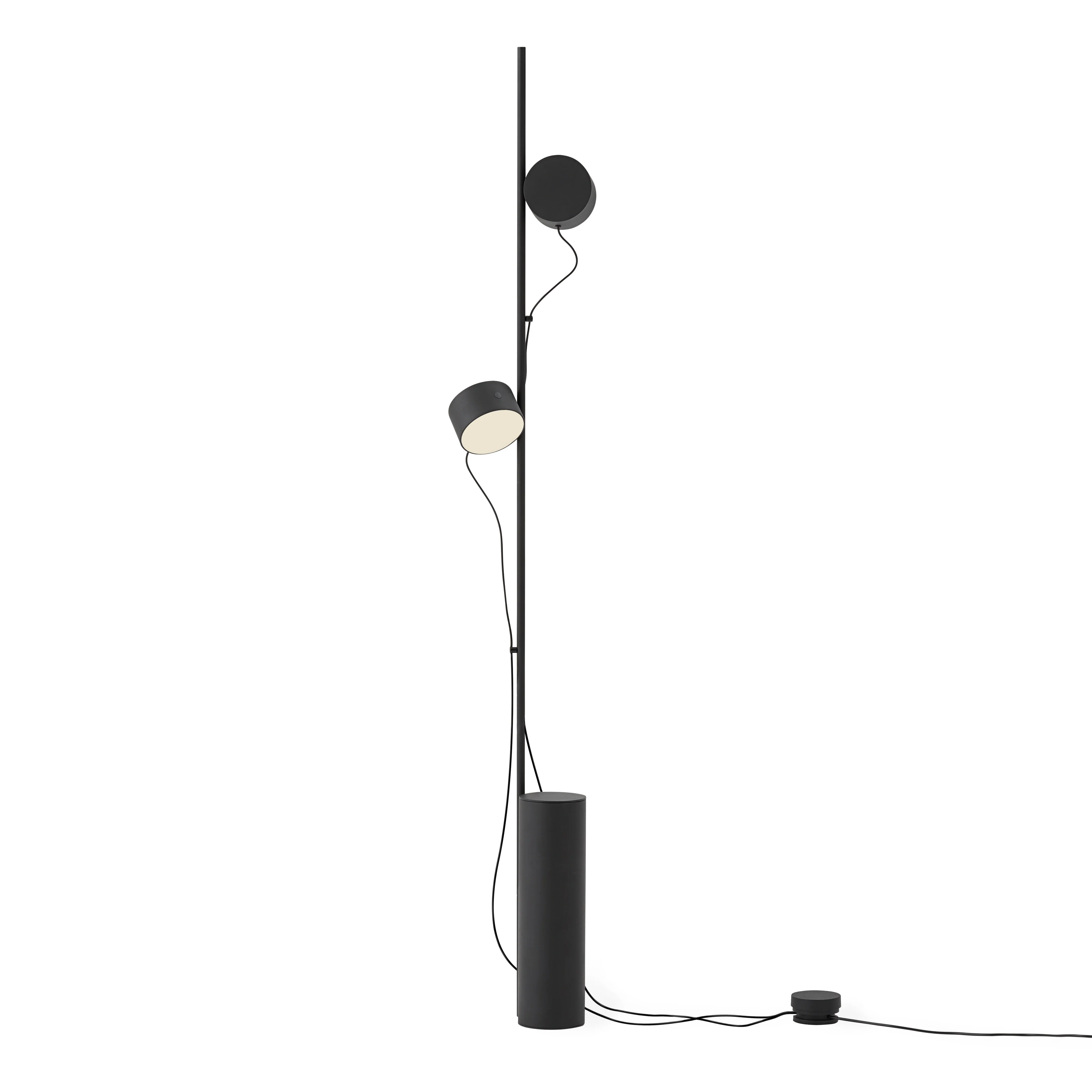Lampa podłogowa POST czarny