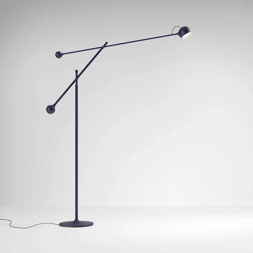 Lampa podłogowa regulowana IXA ciemnoniebieski - Image 2