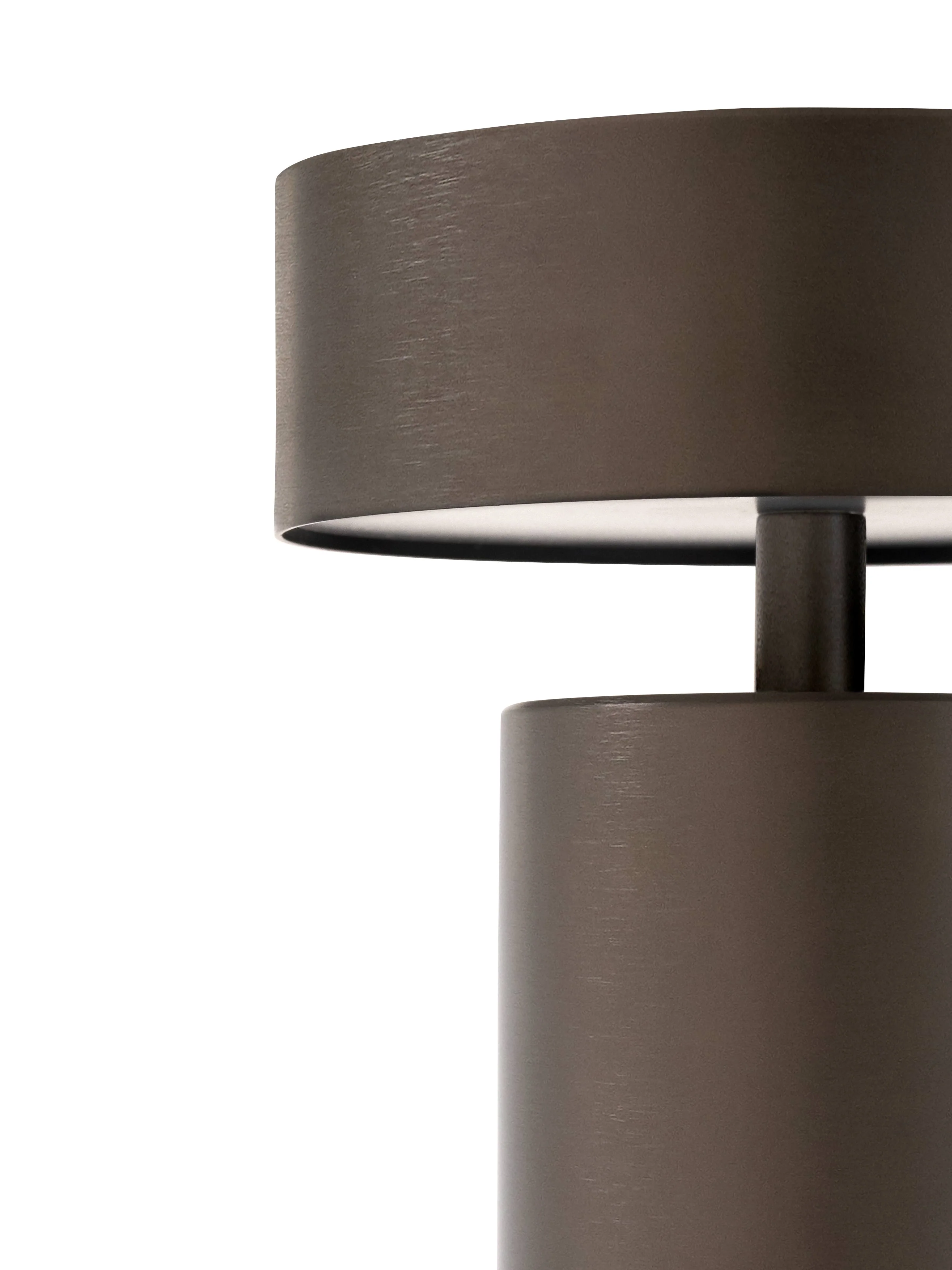Lampa przenośna COLUMN brązowe aluminium - Image 3
