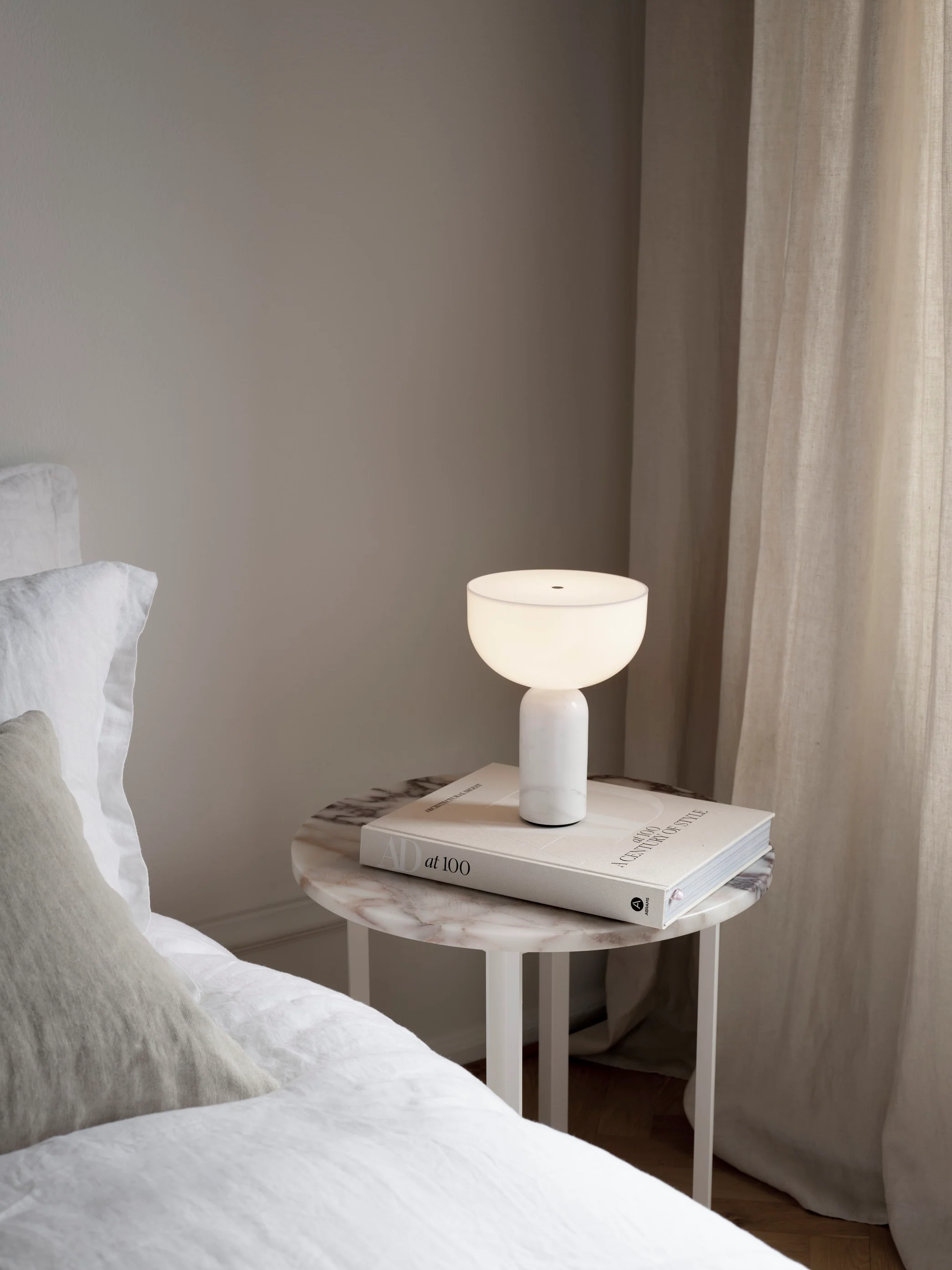 Lampa przenośna KIZU biały marmur - Image 7