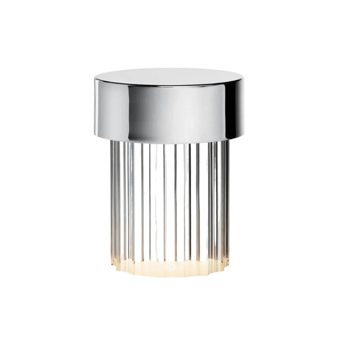 Lampa przenośna LAST ORDER FLUTED srebrny