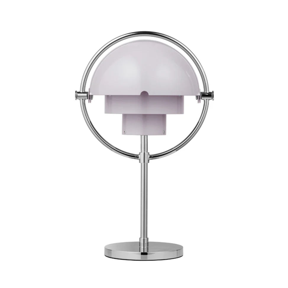 Lampa przenośna MULTI-LITE liliowy z chromowaną podstawą
