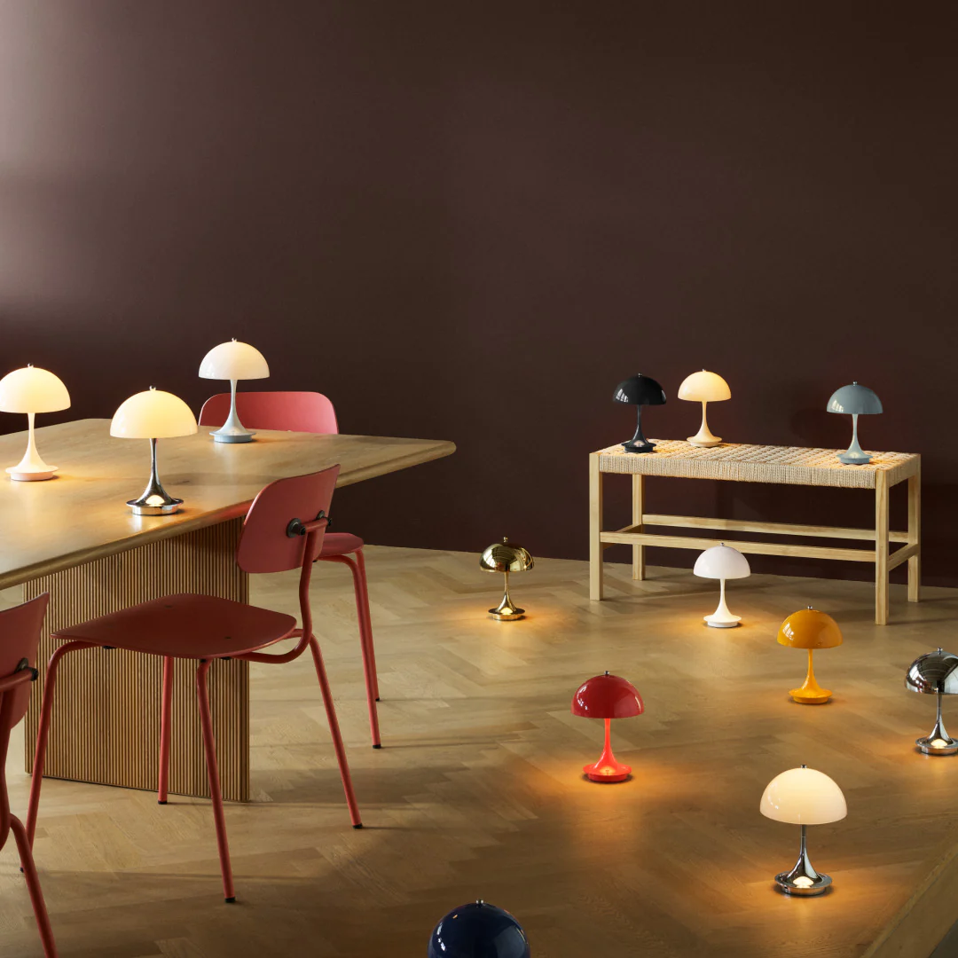 Lampa przenośna PANTHELLA 160 blady różowy - Image 7