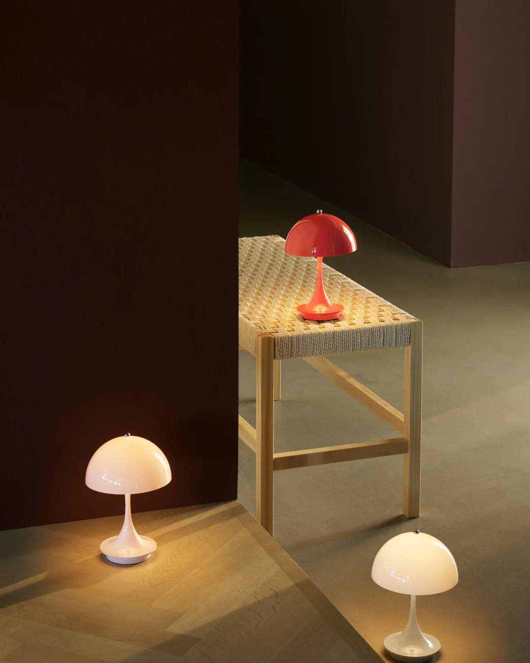 Lampa przenośna PANTHELLA 160 blady różowy - Image 9