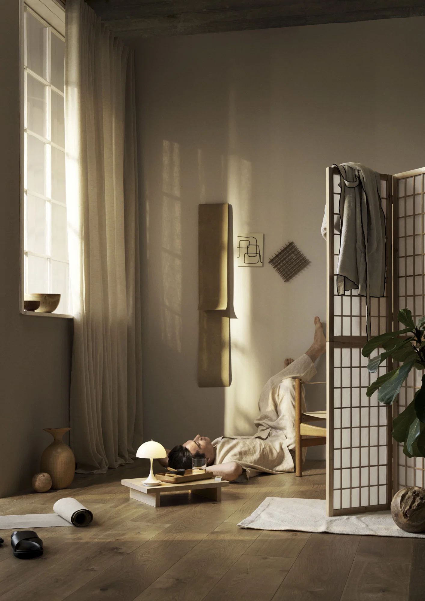 Lampa przenośna PANTHELLA 250 beżowy opal - Image 8