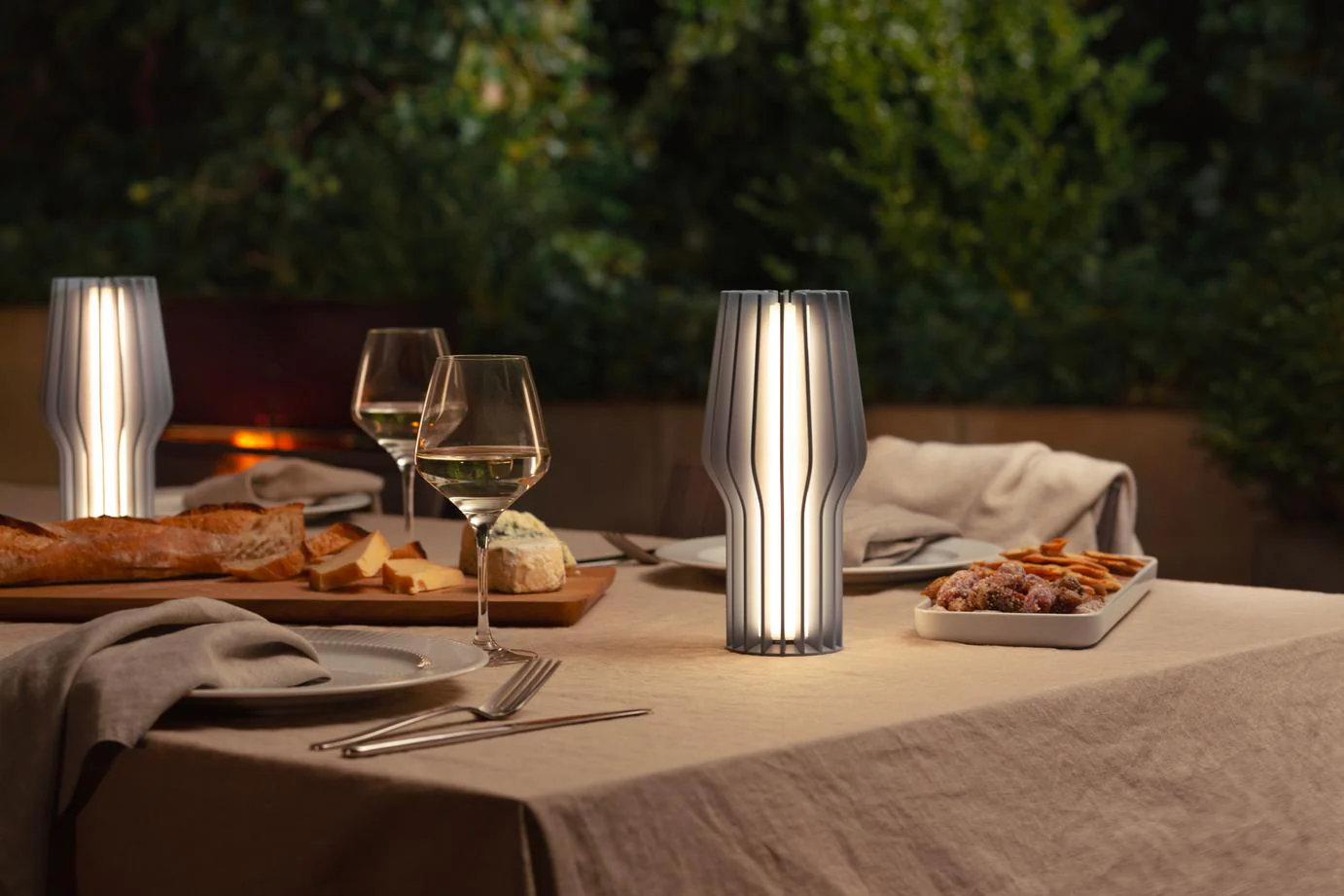 Lampa przenośna RADIANT beżowy - Image 5