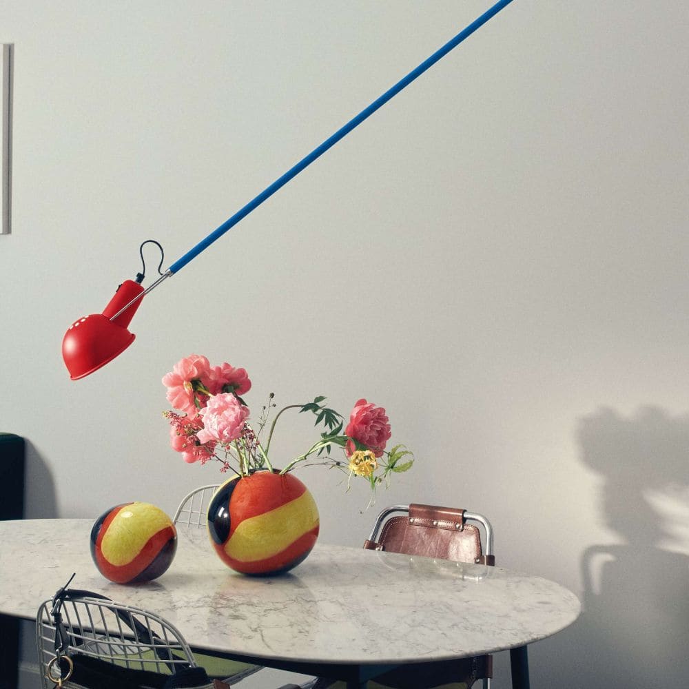 Lampa ścienna na wysięgniku 265 CHROMATICA czerwony z niebieskim i żółtym - Image 4
