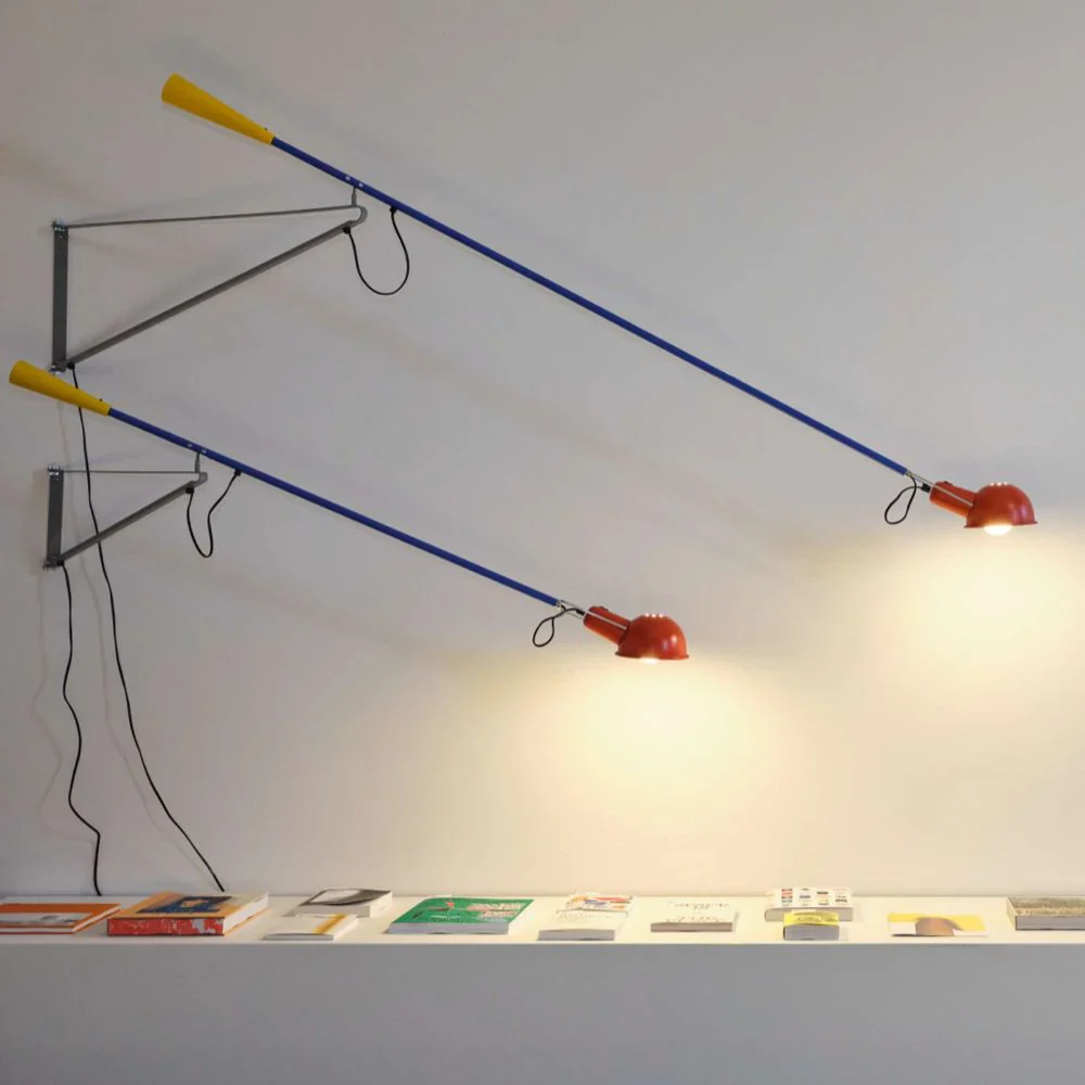 Lampa ścienna na wysięgniku 265 CHROMATICA czerwony z niebieskim i żółtym - Image 6