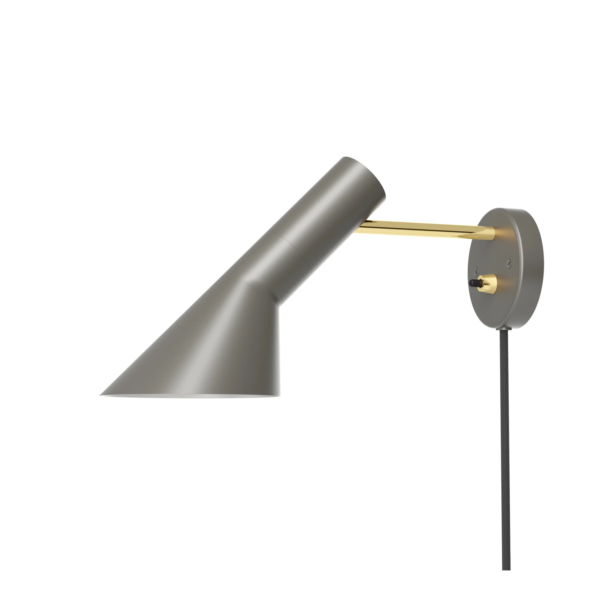 Lampa ścienna AJ ciepły szary z mosiężnym - Image 5