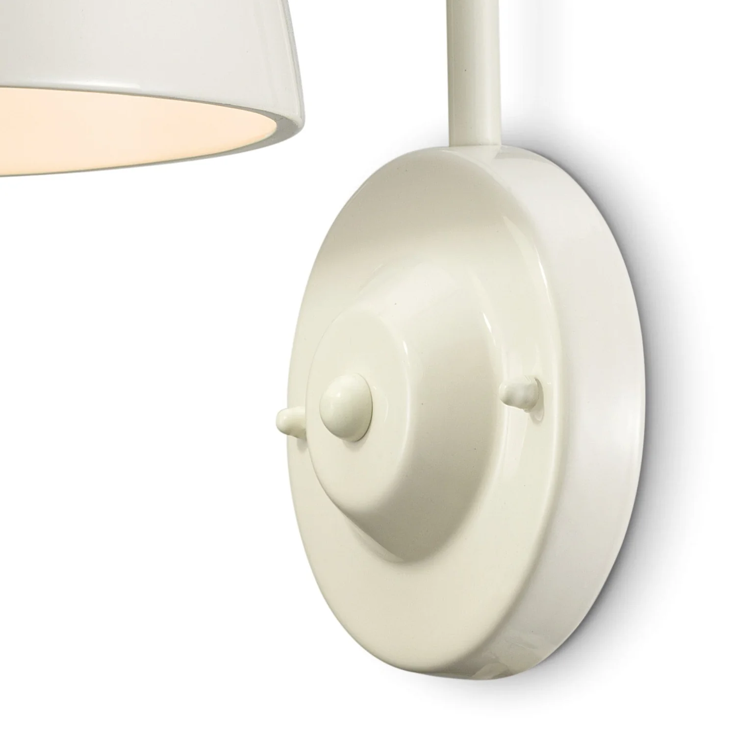 Lampa ścienna ceramiczna 50's kremowy - Image 3