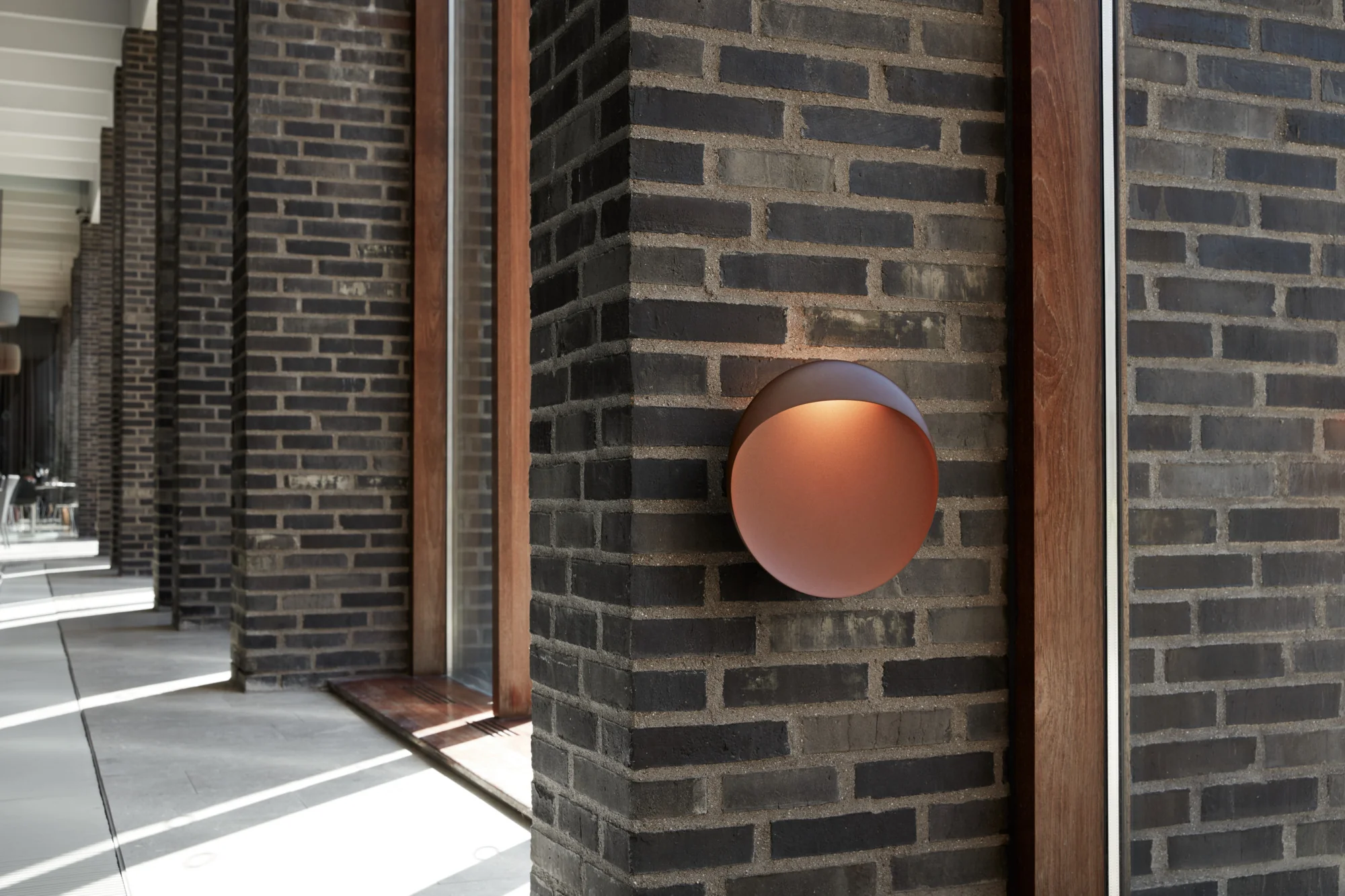 Lampa ścienna FLINDT rdzawy brązowy - Image 6