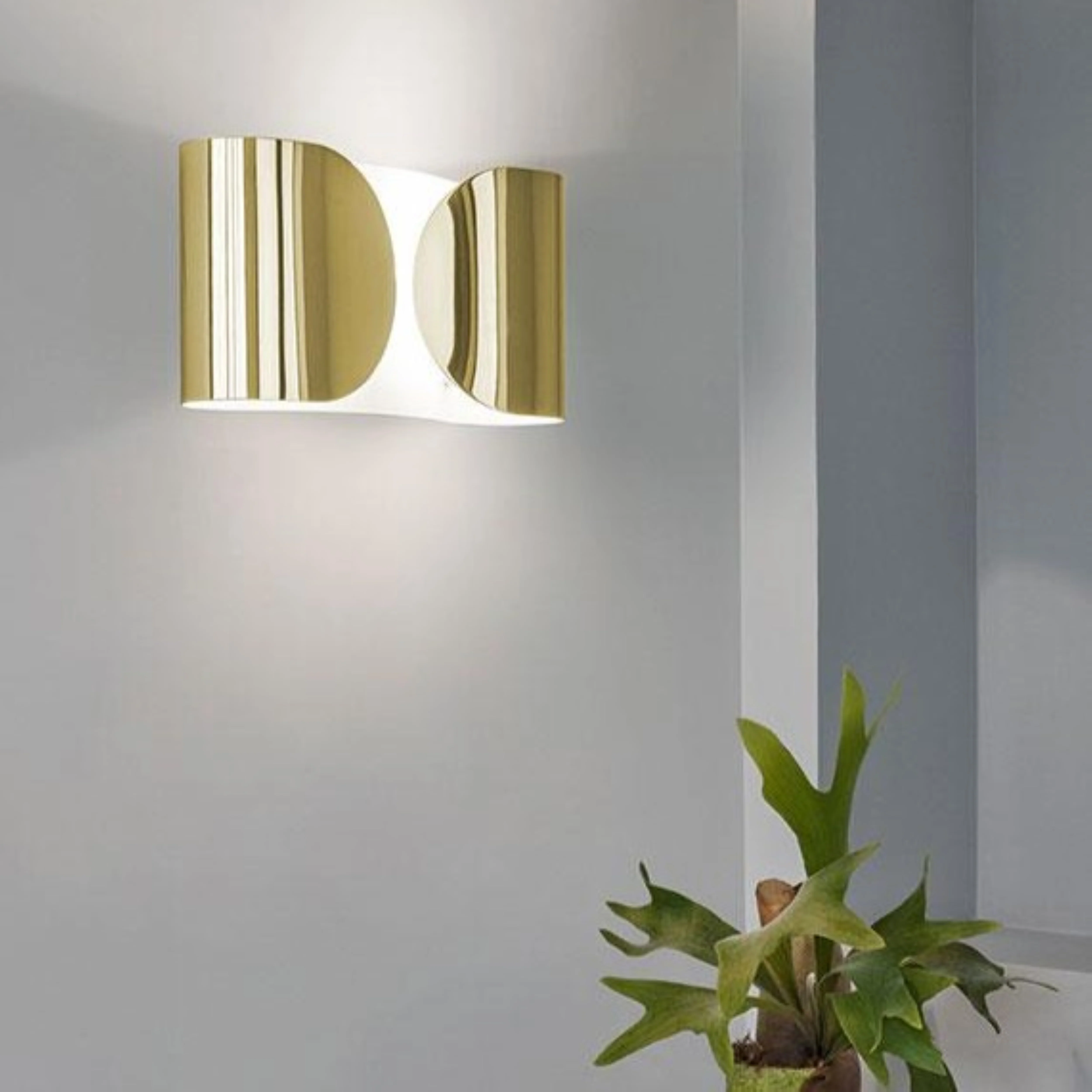 Lampa ścienna FOGLIO złoty - Image 2