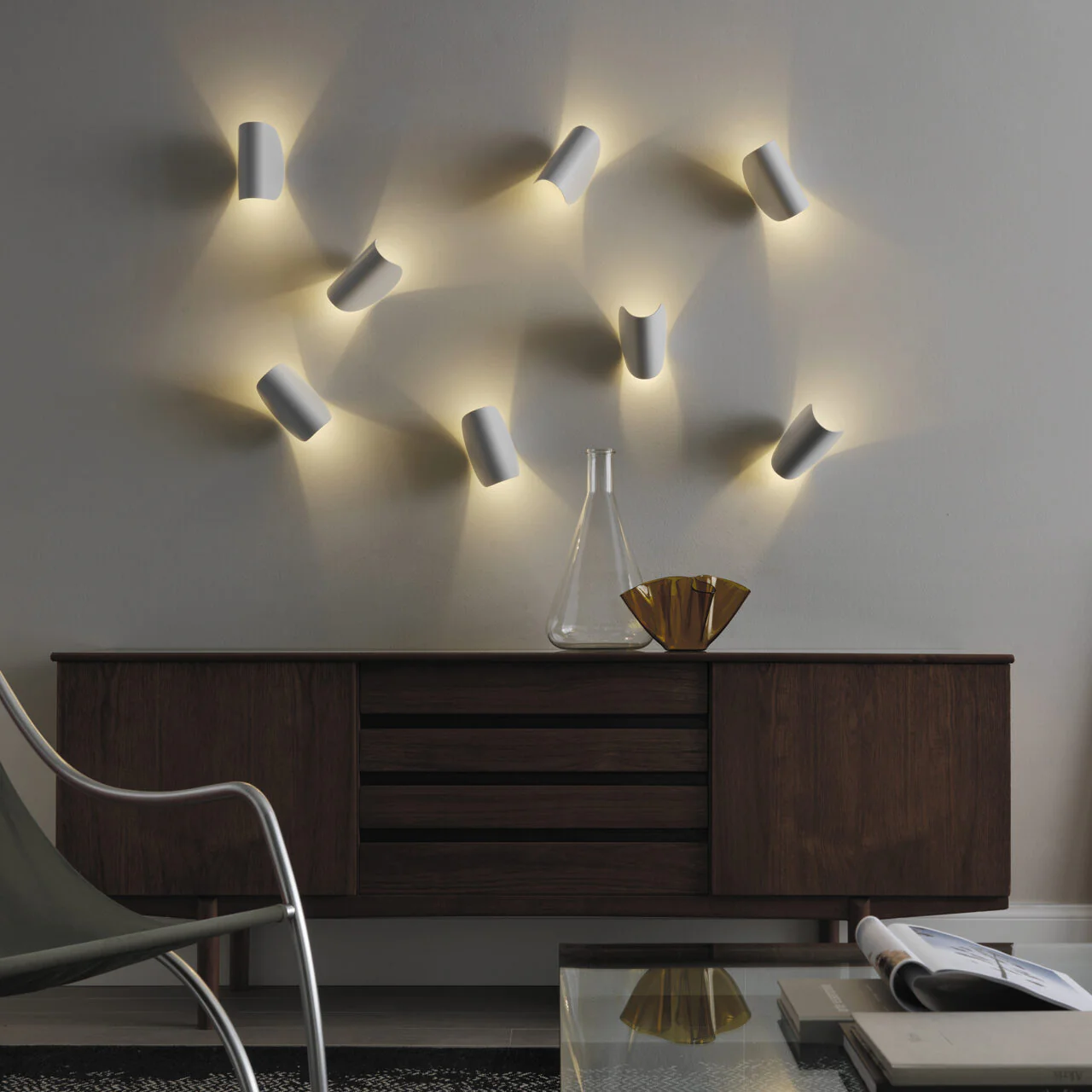 Lampa ścienna IO brązowy - Image 2