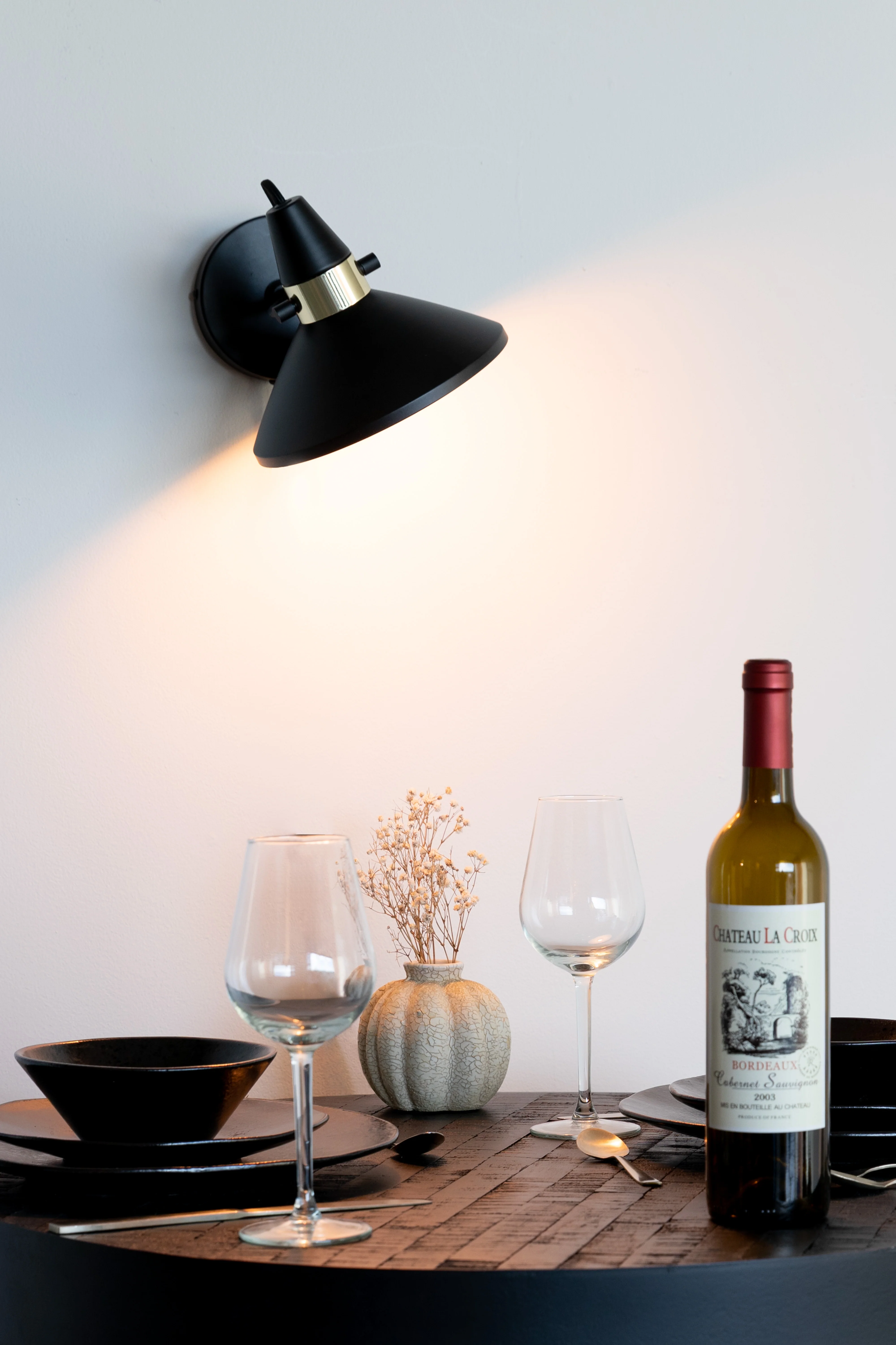 Lampa ścienna regulowana JONA czarny - Image 3
