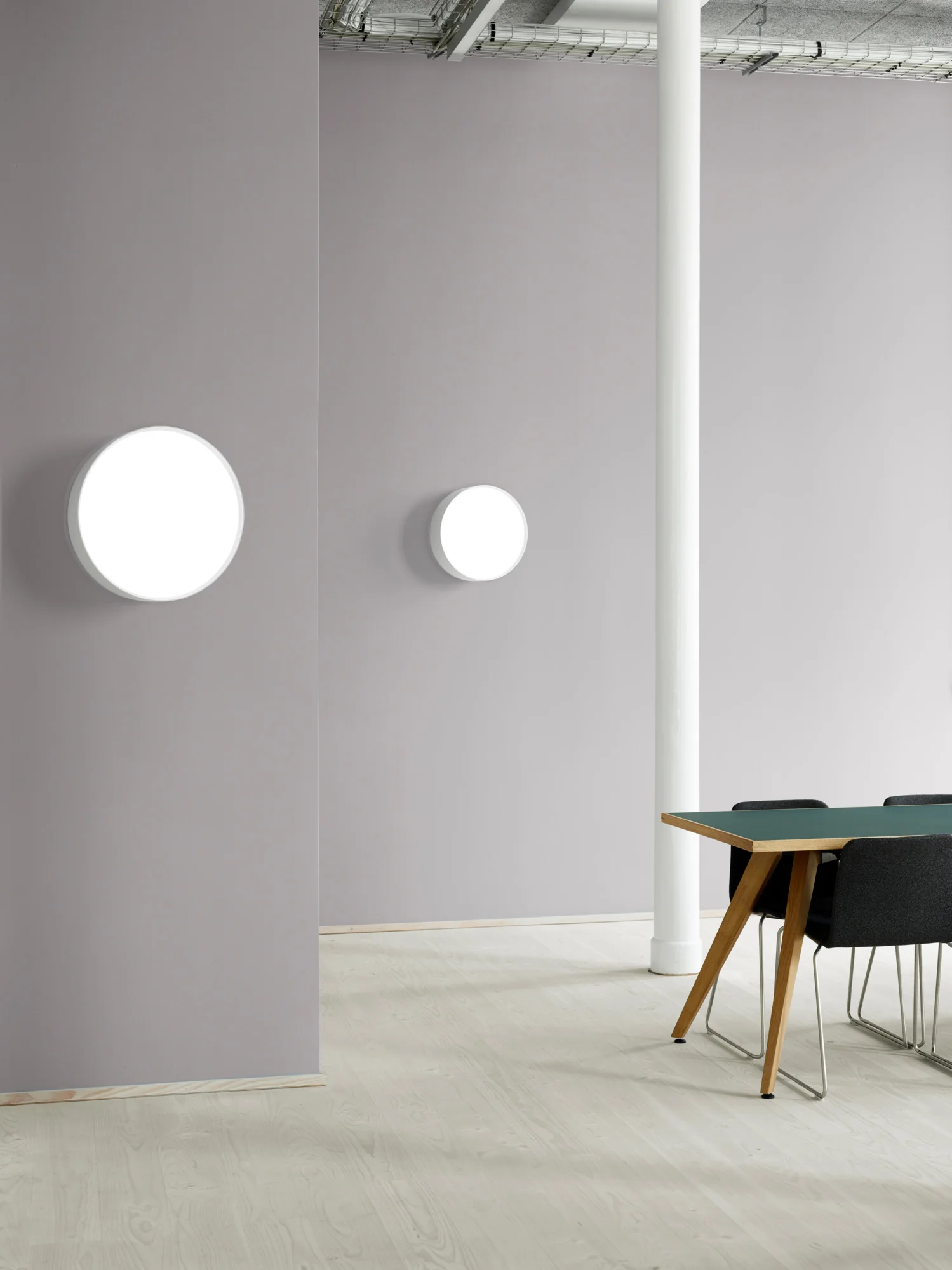 Lampa ścienna LP SLIM ROUND biały - Image 2