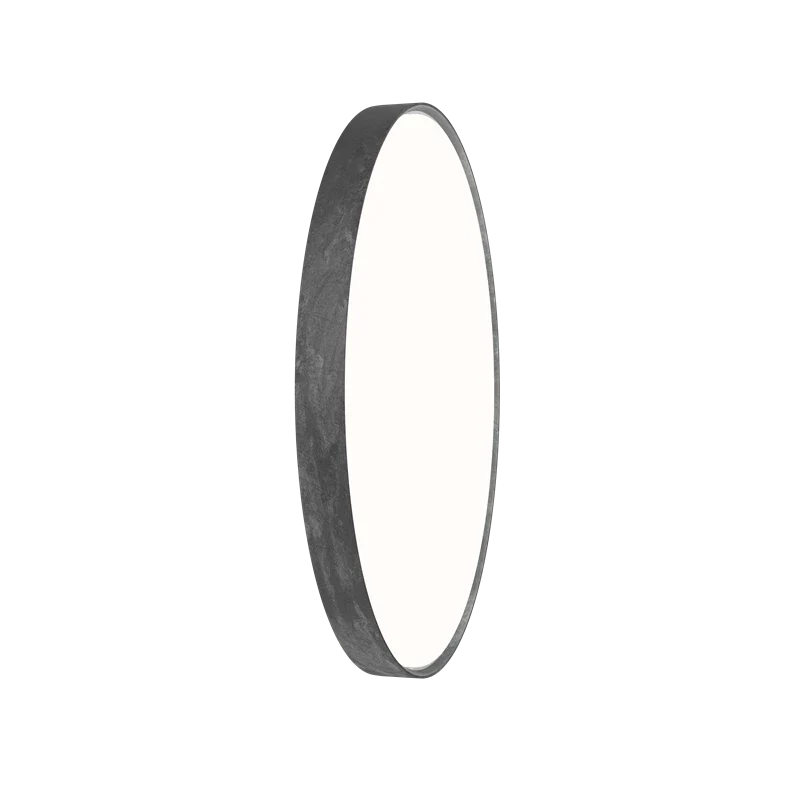 Lampa ścienna LP SLIM ROUND surowe aluminium