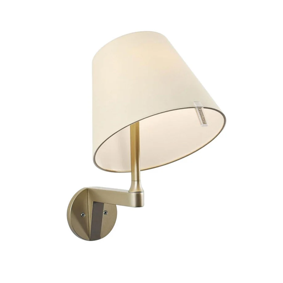 Lampa ścienna MELAMPO brązowa podstawa