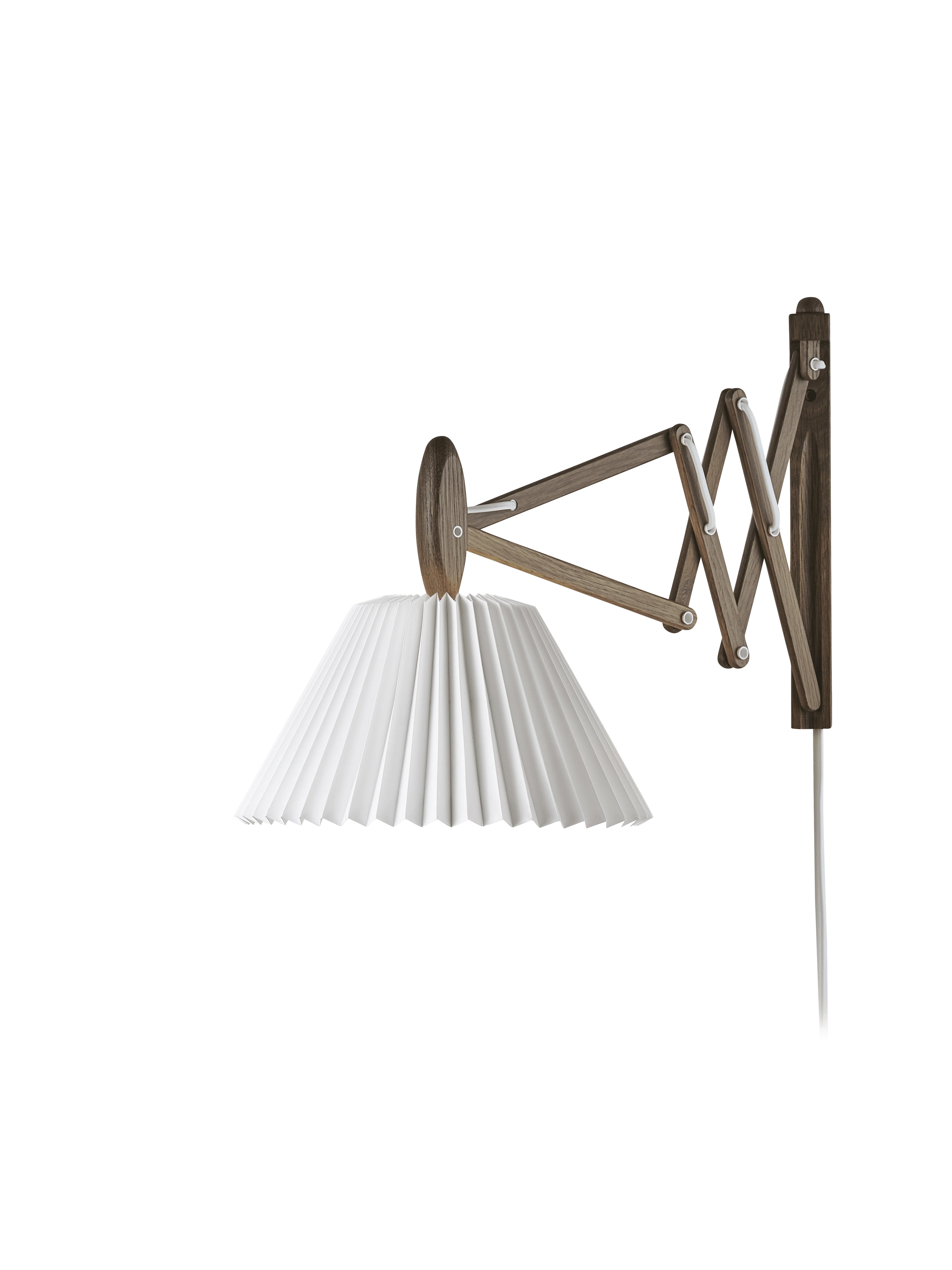 Lampa ścienna MODEL 223 2/17 SAX biały z ciemną dębową podstawą - Image 10