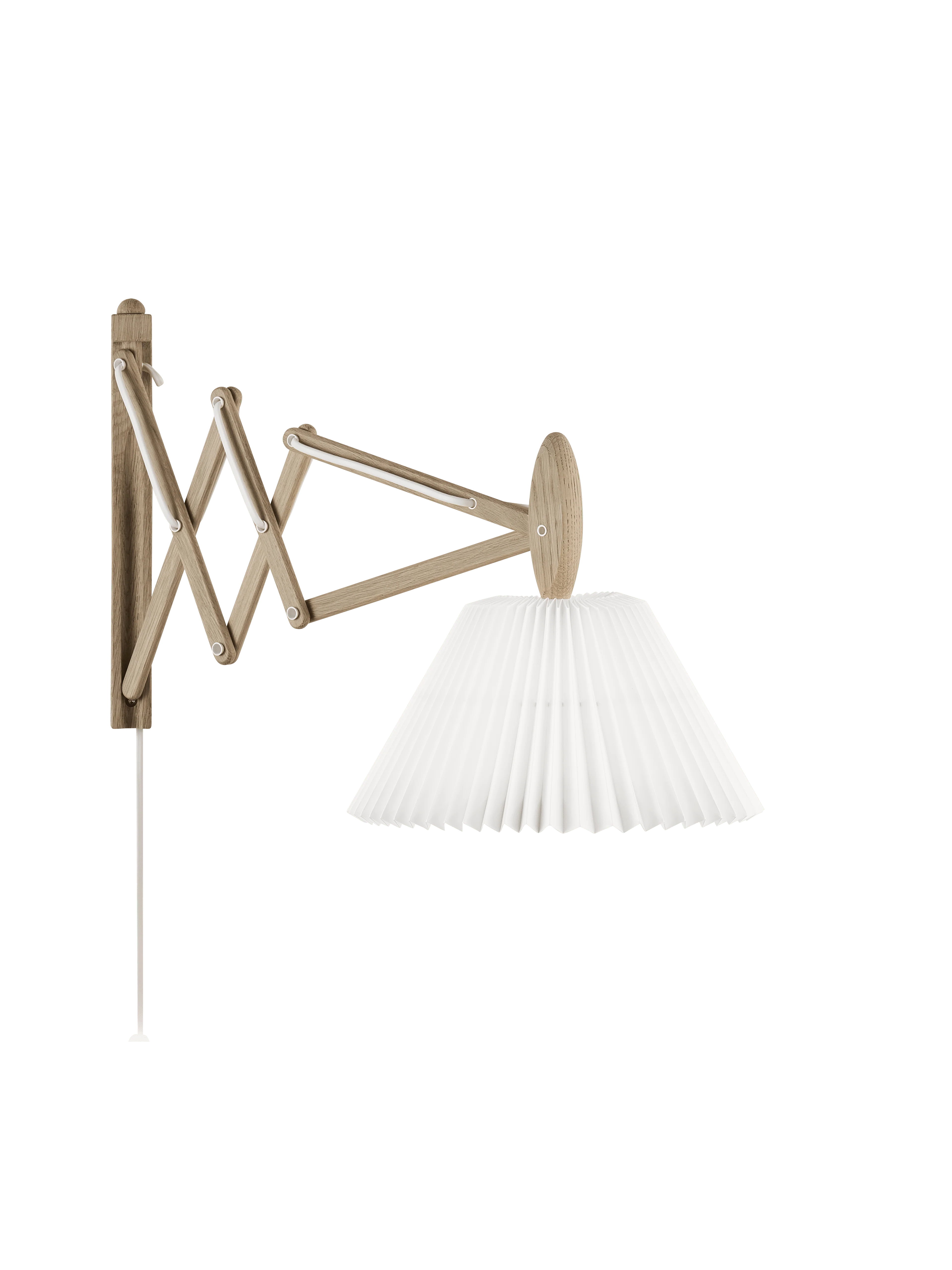 Lampa ścienna MODEL 223 2/17 SAX biały z jasną dębową podstawą - Image 11