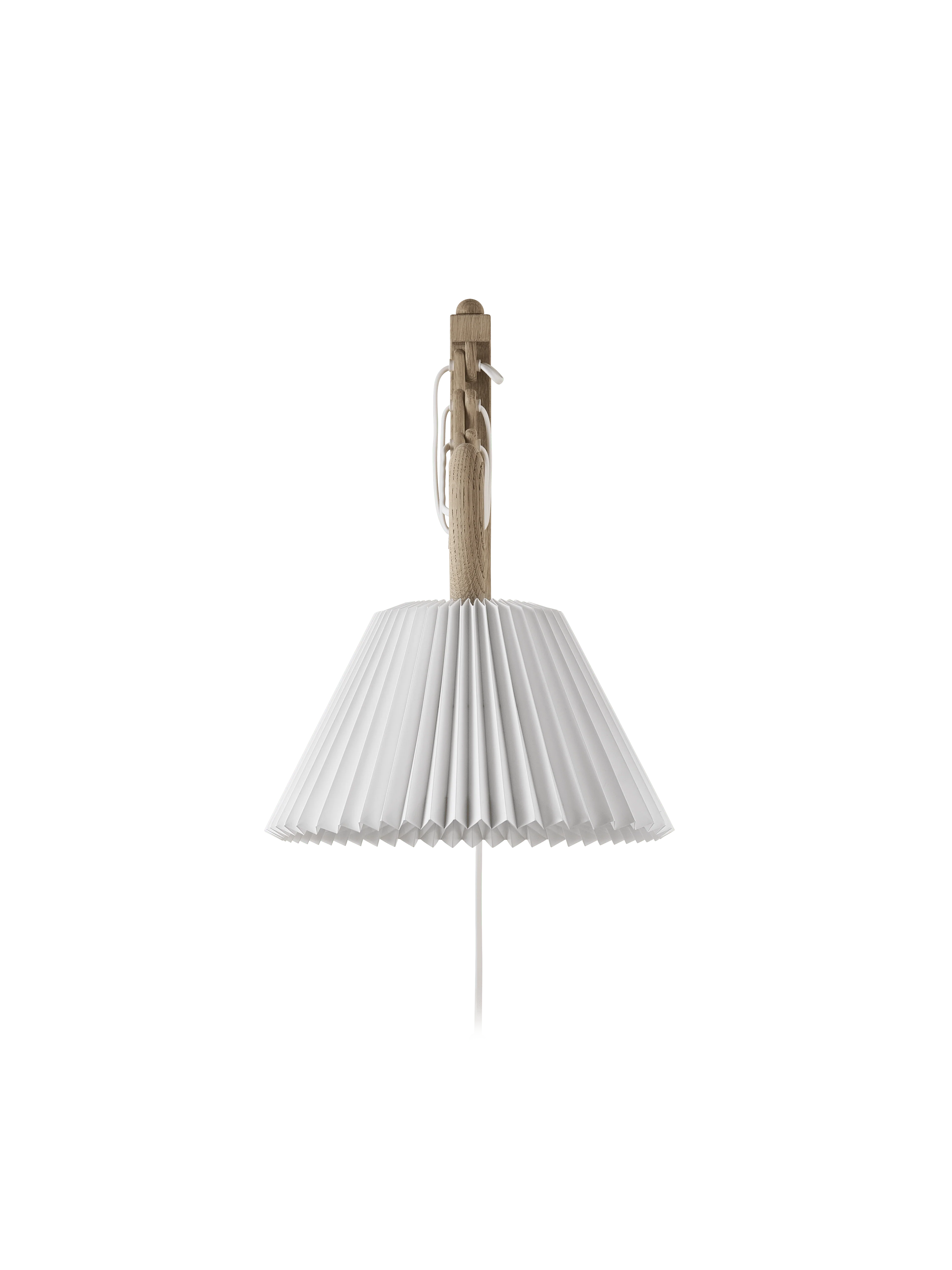 Lampa ścienna MODEL 223 2/17 SAX biały z jasną dębową podstawą - Image 3