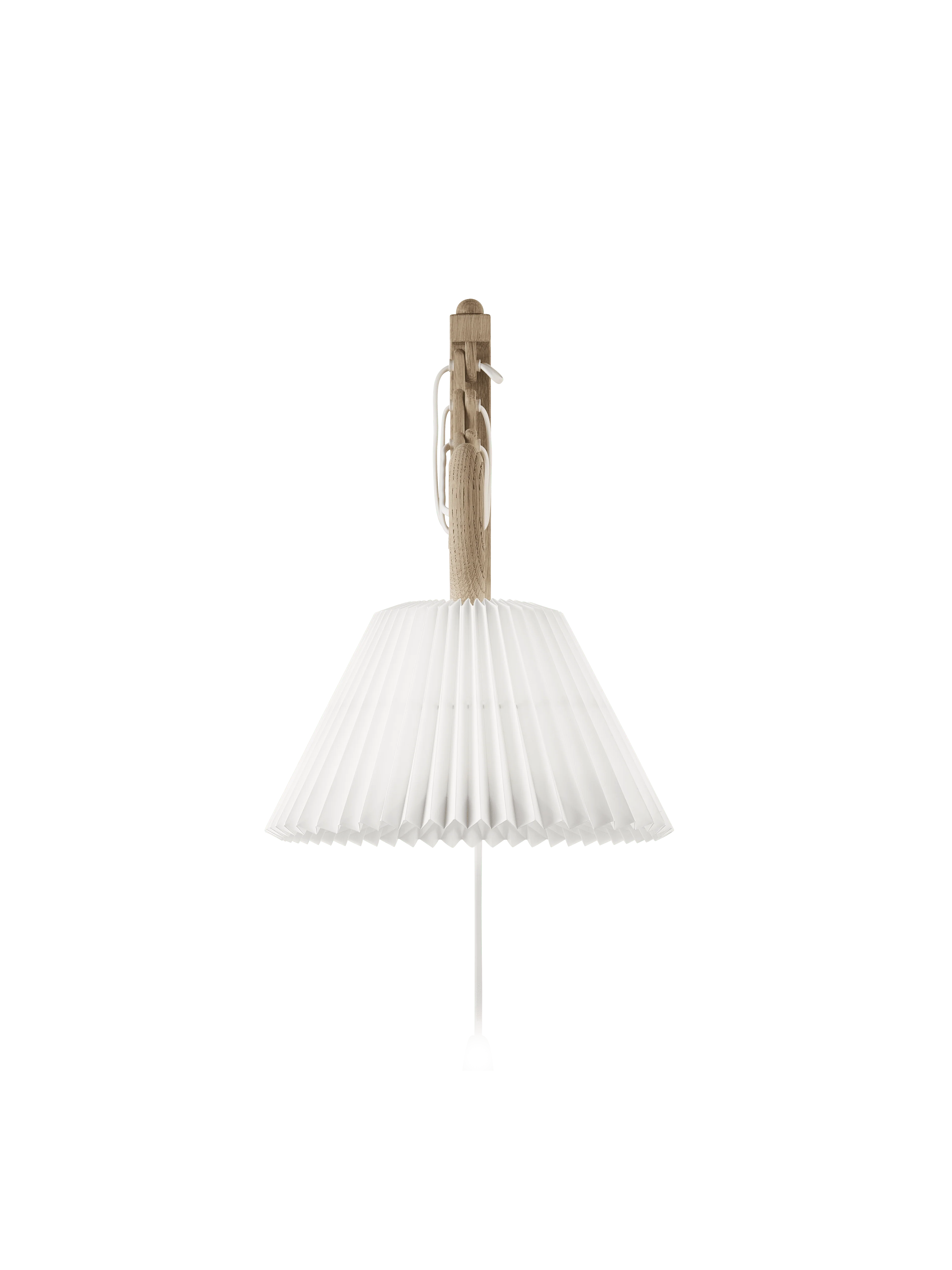 Lampa ścienna MODEL 223 2/17 SAX biały z jasną dębową podstawą - Image 4