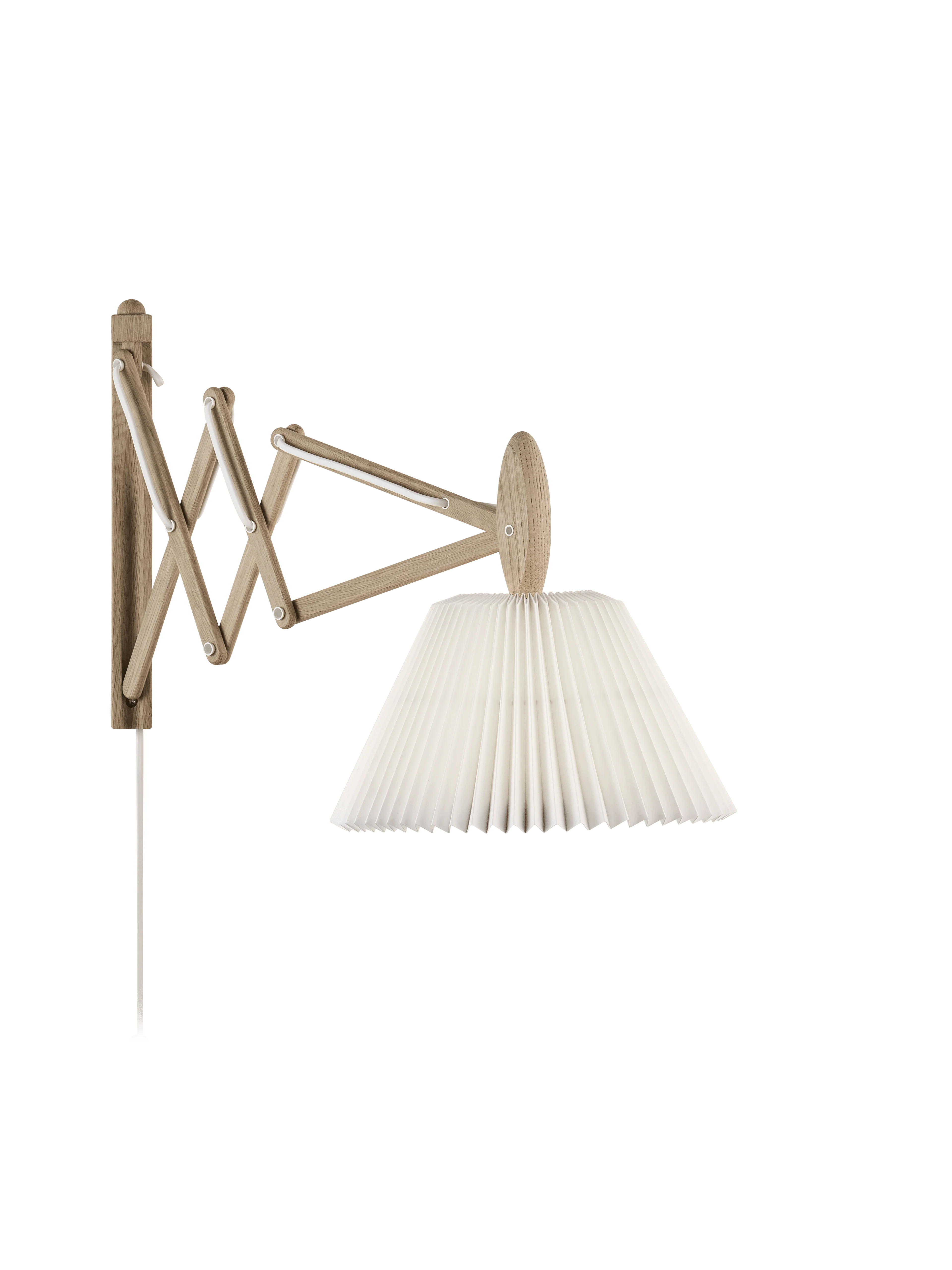 Lampa ścienna MODEL 223 2/17 SAX biały z jasną dębową podstawą - Image 9